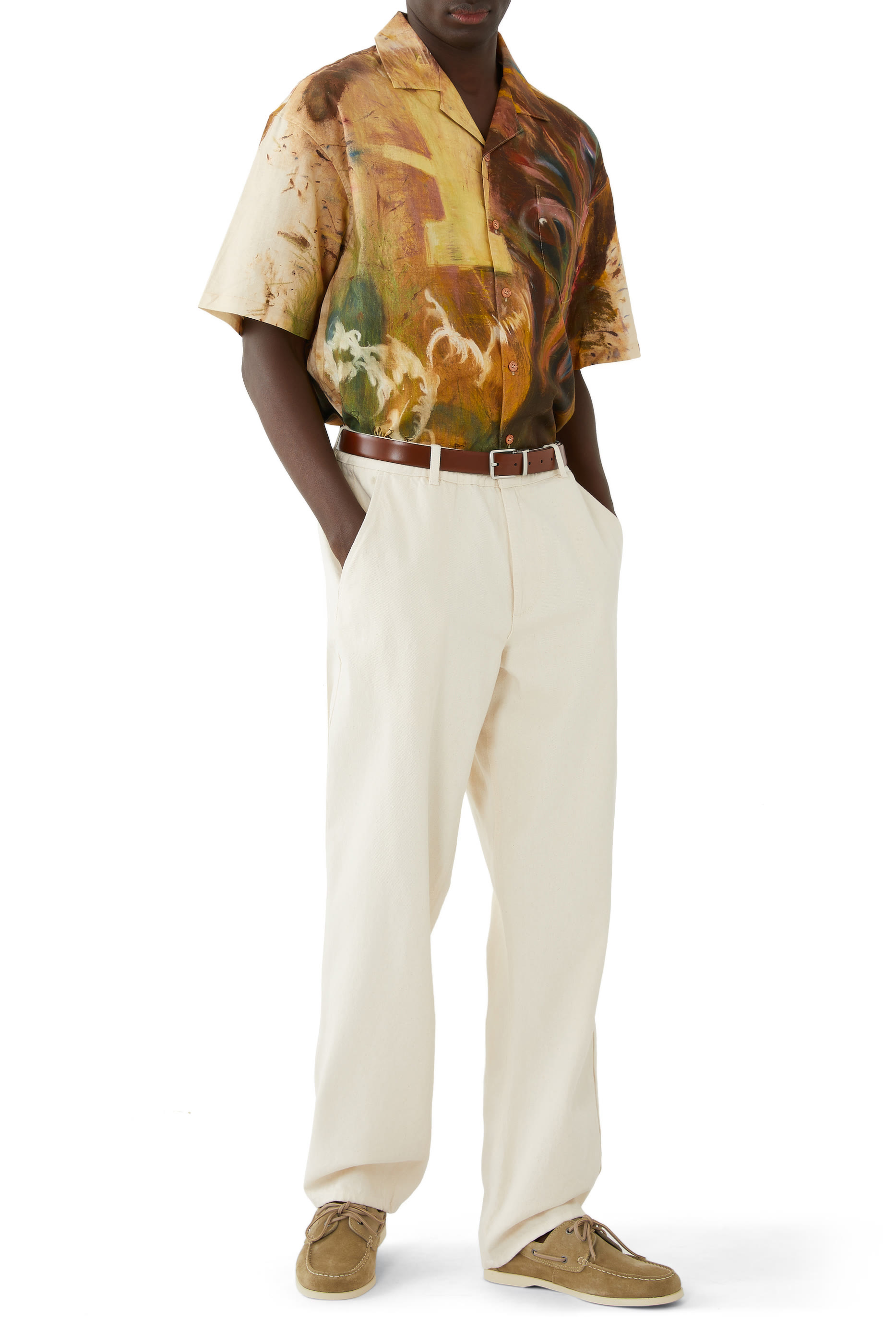 قميص إكسبلود بياقة مطوية