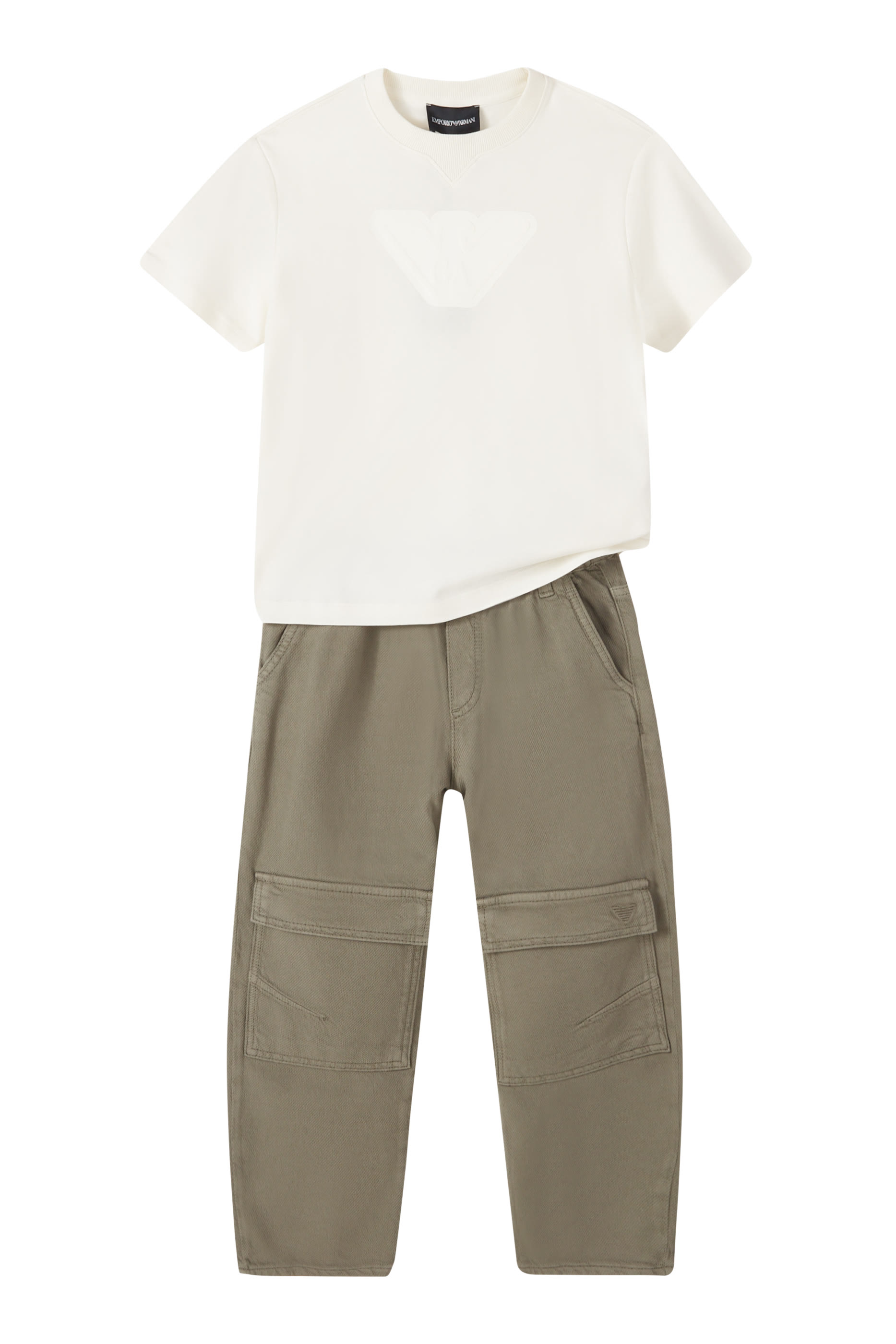 تيشيرت بطبعة شعار النسر بحجم كبير جرسيه للأطفال