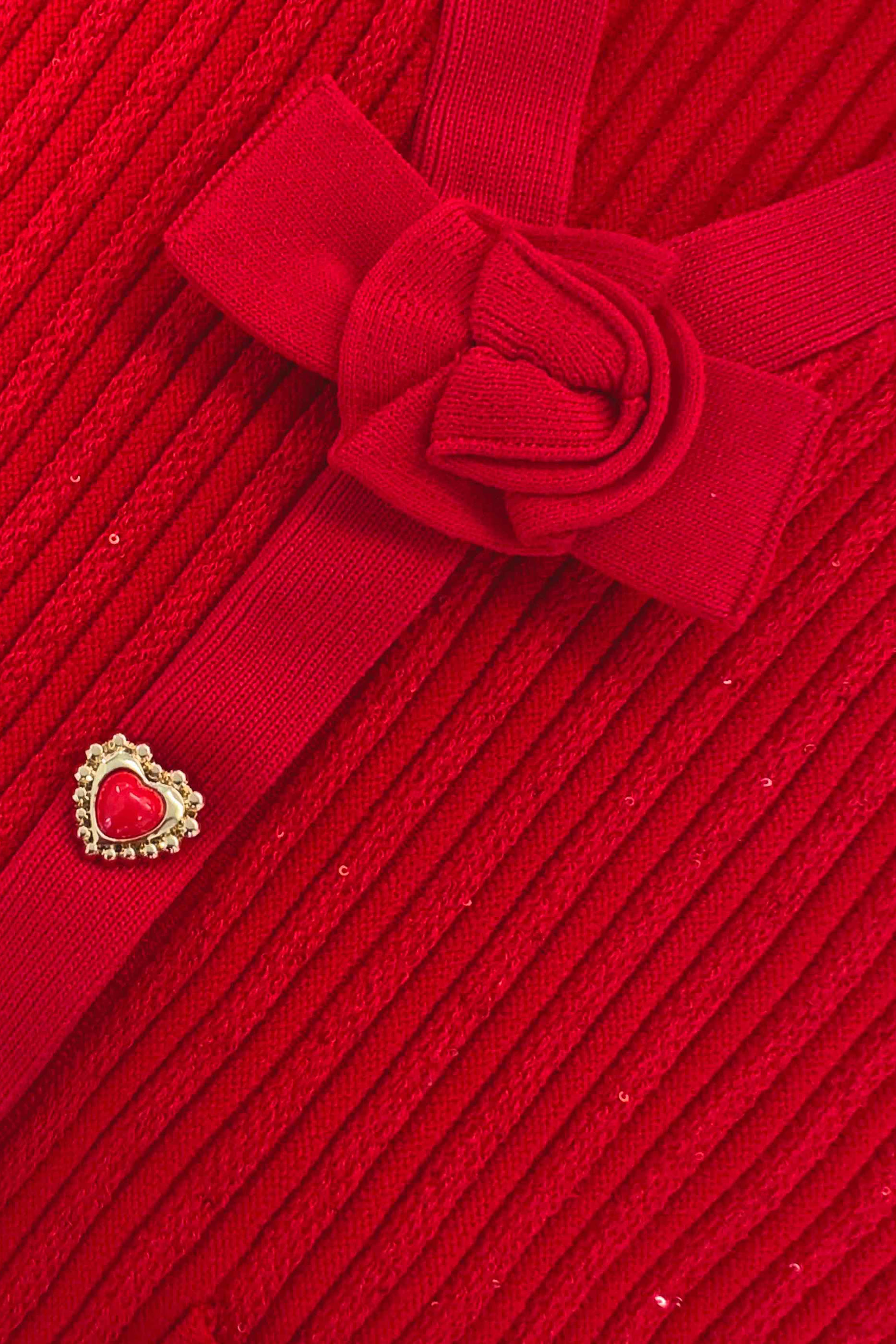 كارديغان منسوج بتصميم مضلع للأطفال