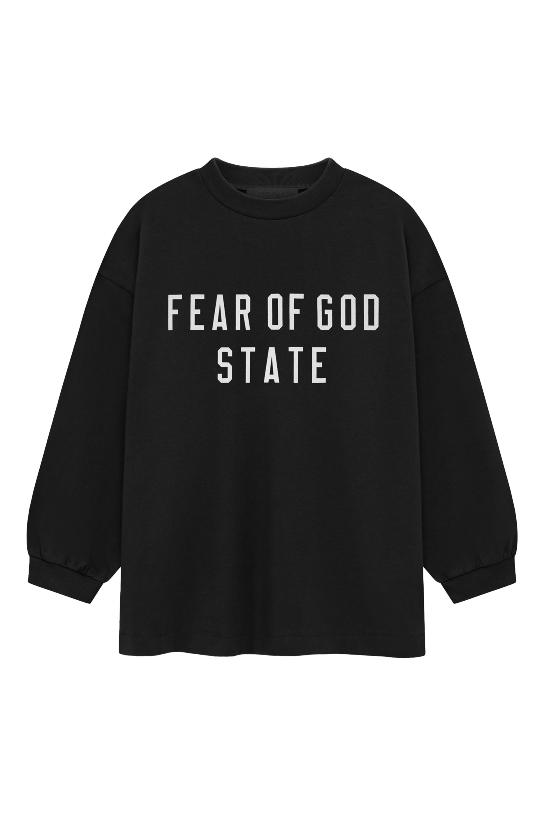 تيشيرت بأكمام طويلة قماش ثقيل الوزن للأطفال