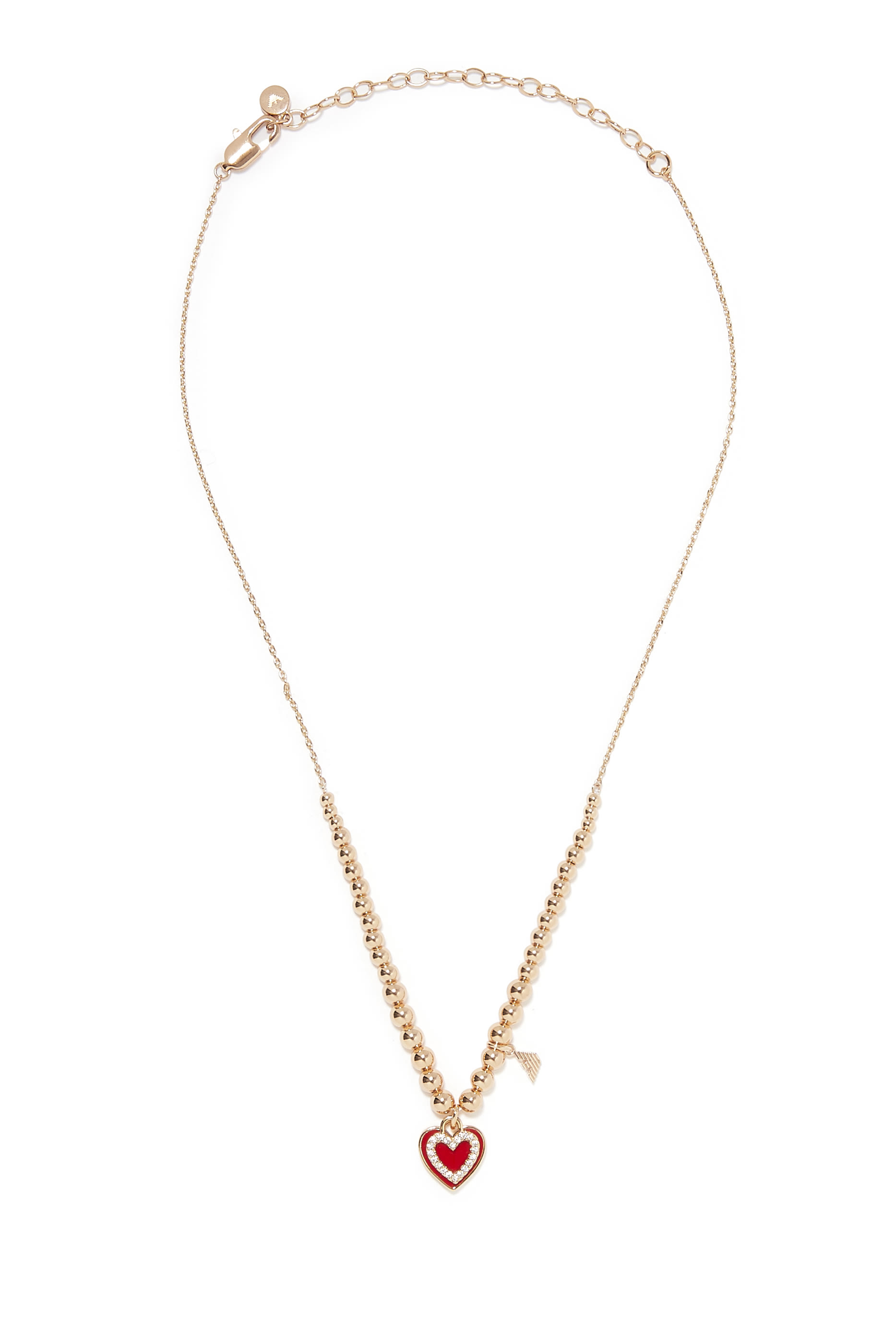 قلادة سنتيمنتال بحلية بتصميم قلب