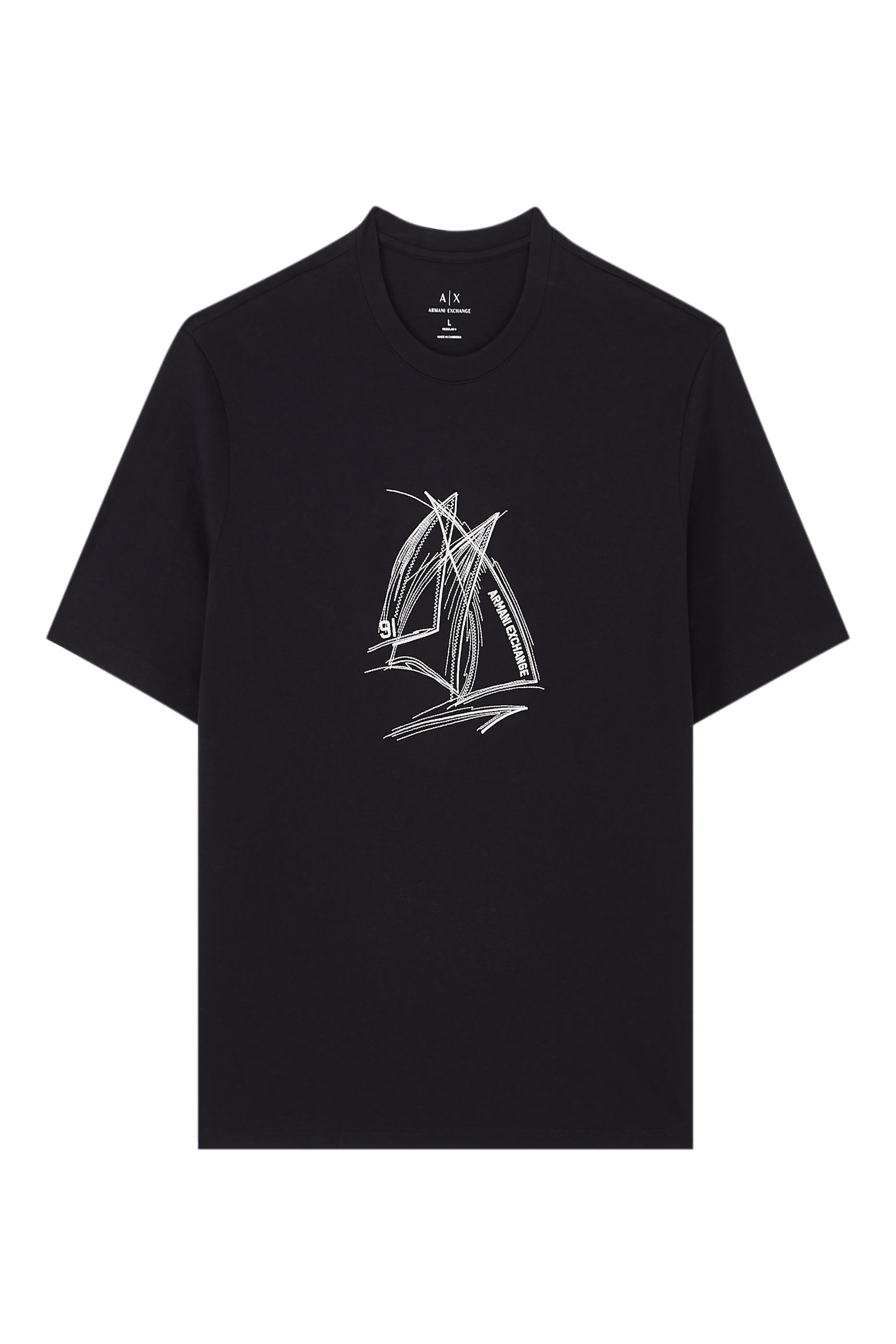 تيشيرت بأكمام قصيرة