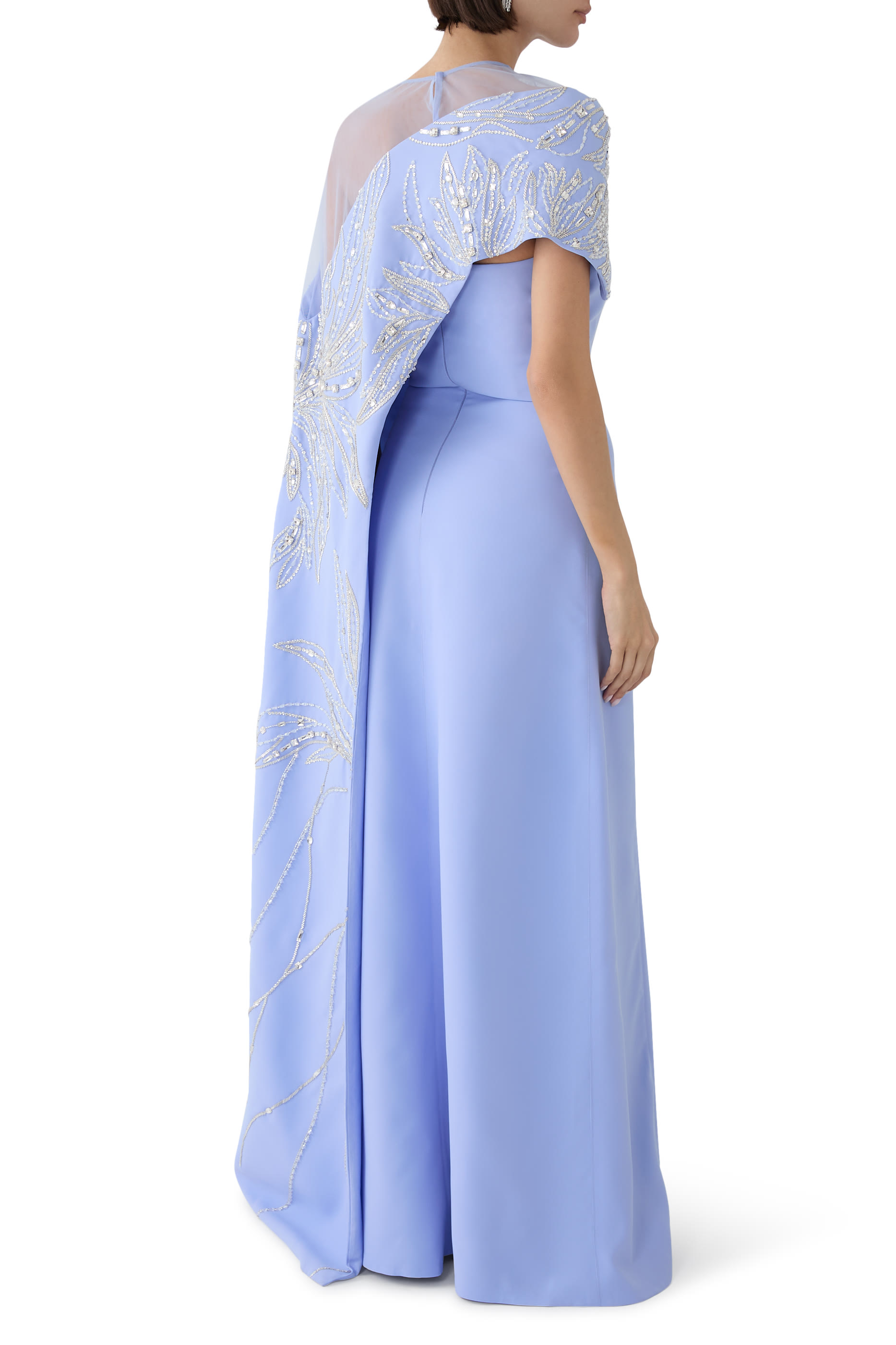 طقم فستان سهرة وكاب سيليفيا