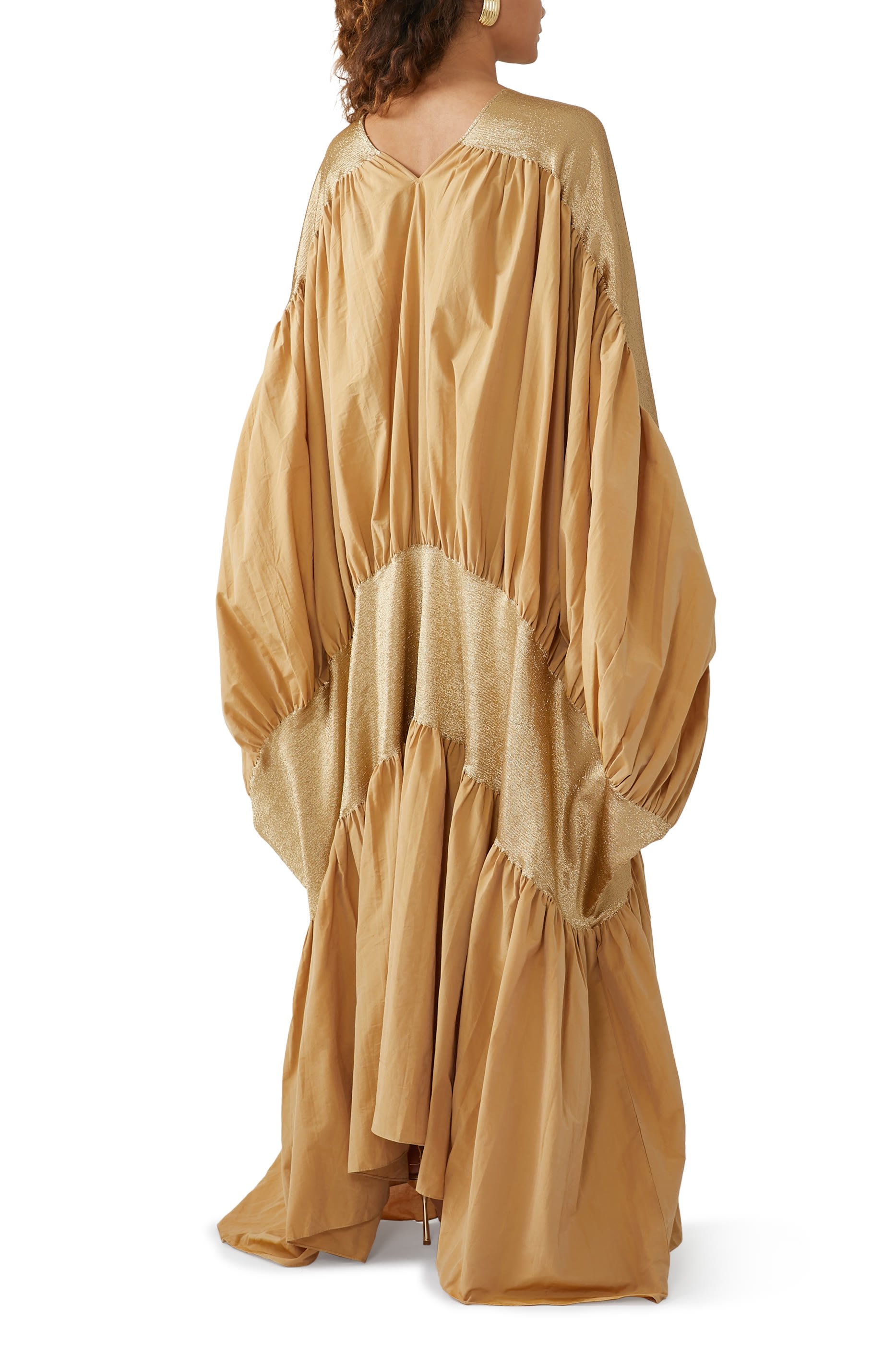 قفطان منسوج بياقة V