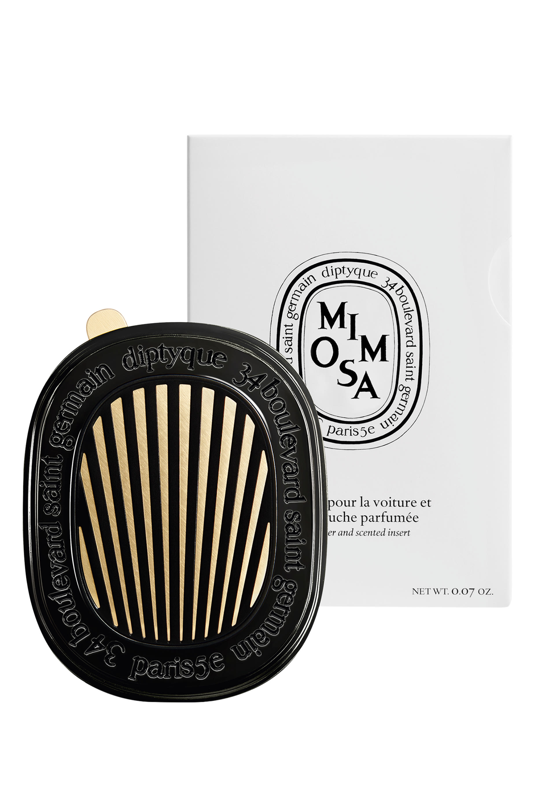 موزع عطر للسيارة مع عبوة عطر ميموزا