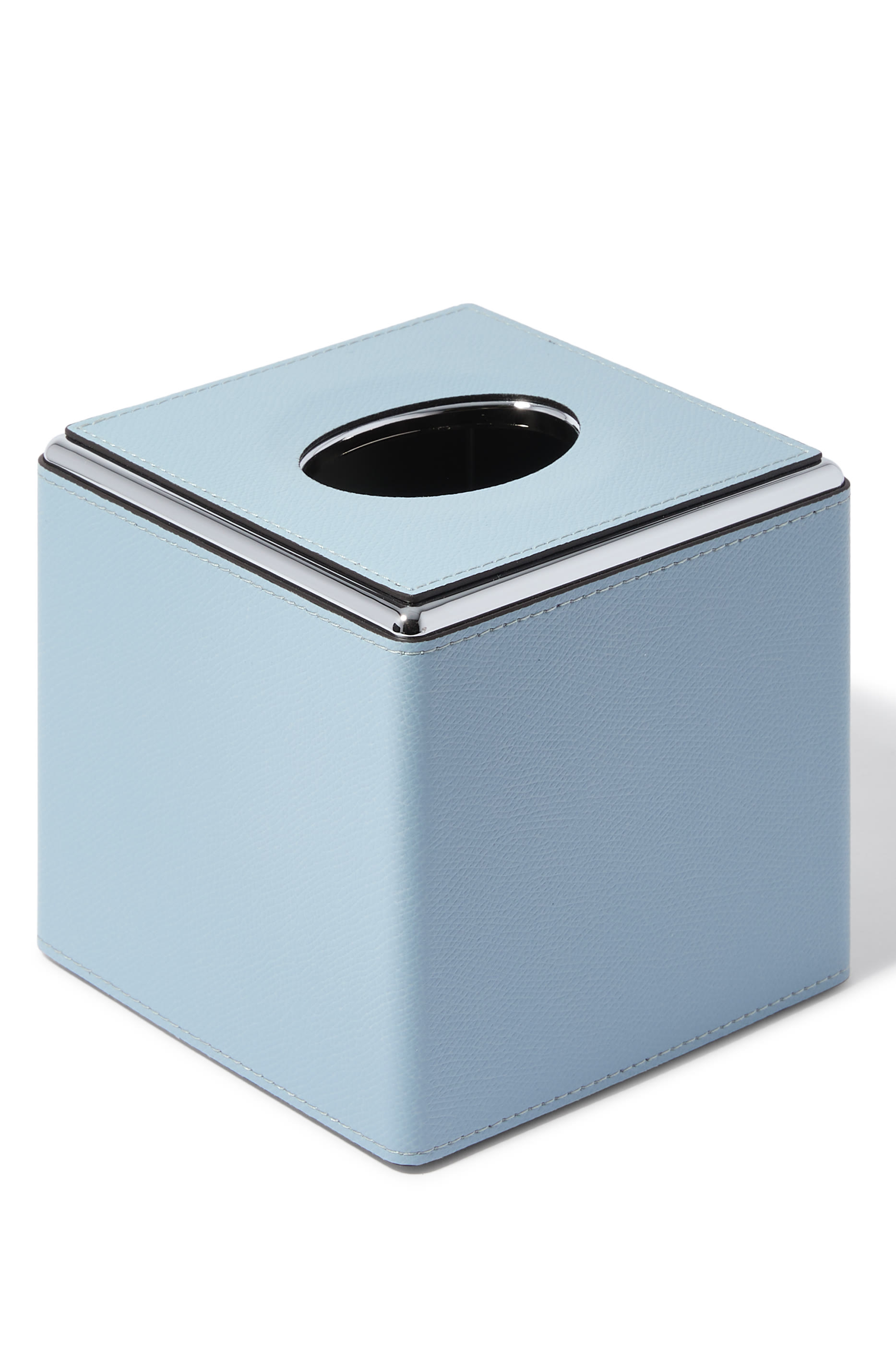 علبة مناديل بتصميم مربع