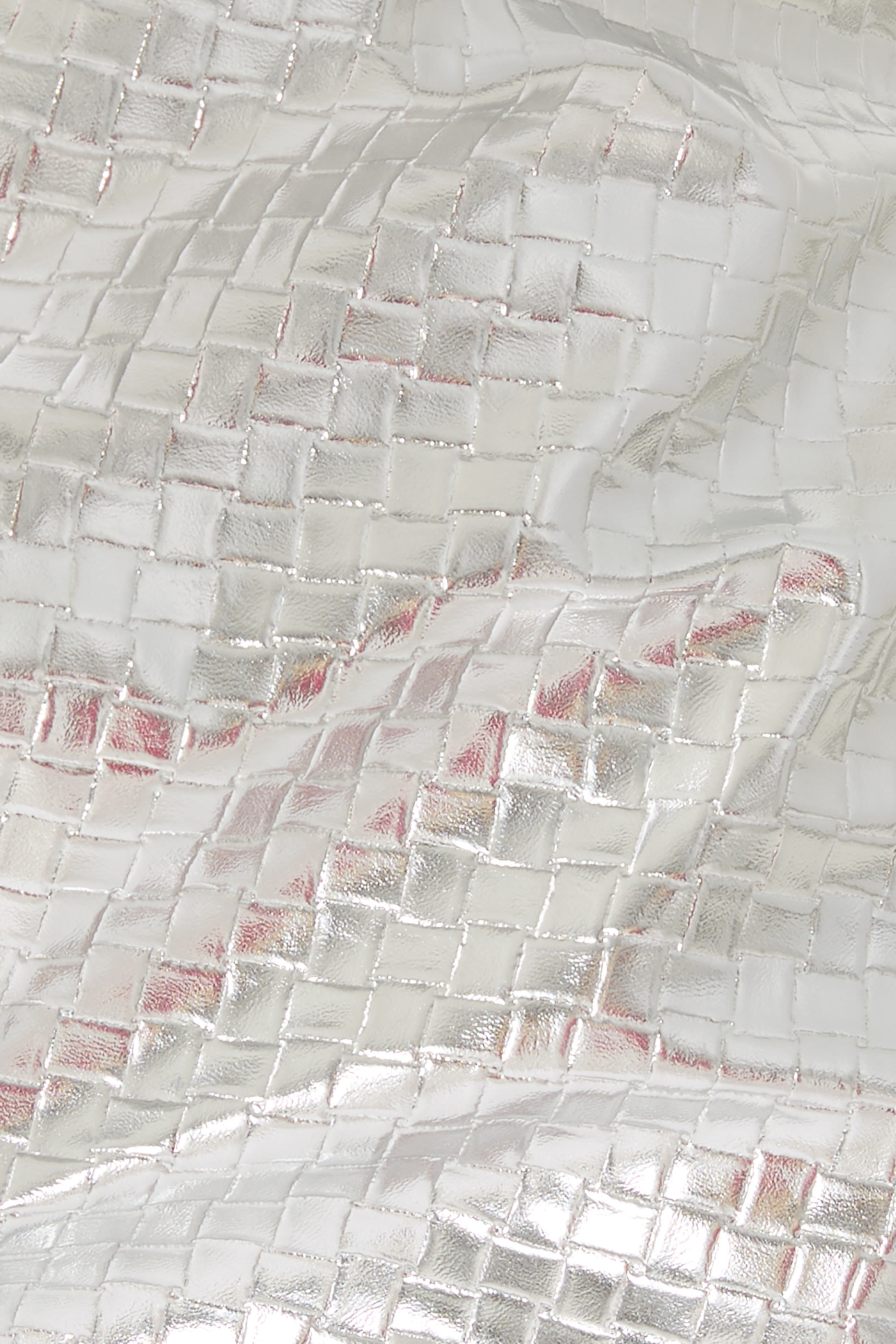 بنطال بقصة ساق مستقيمة خامة بتصميم مجدول