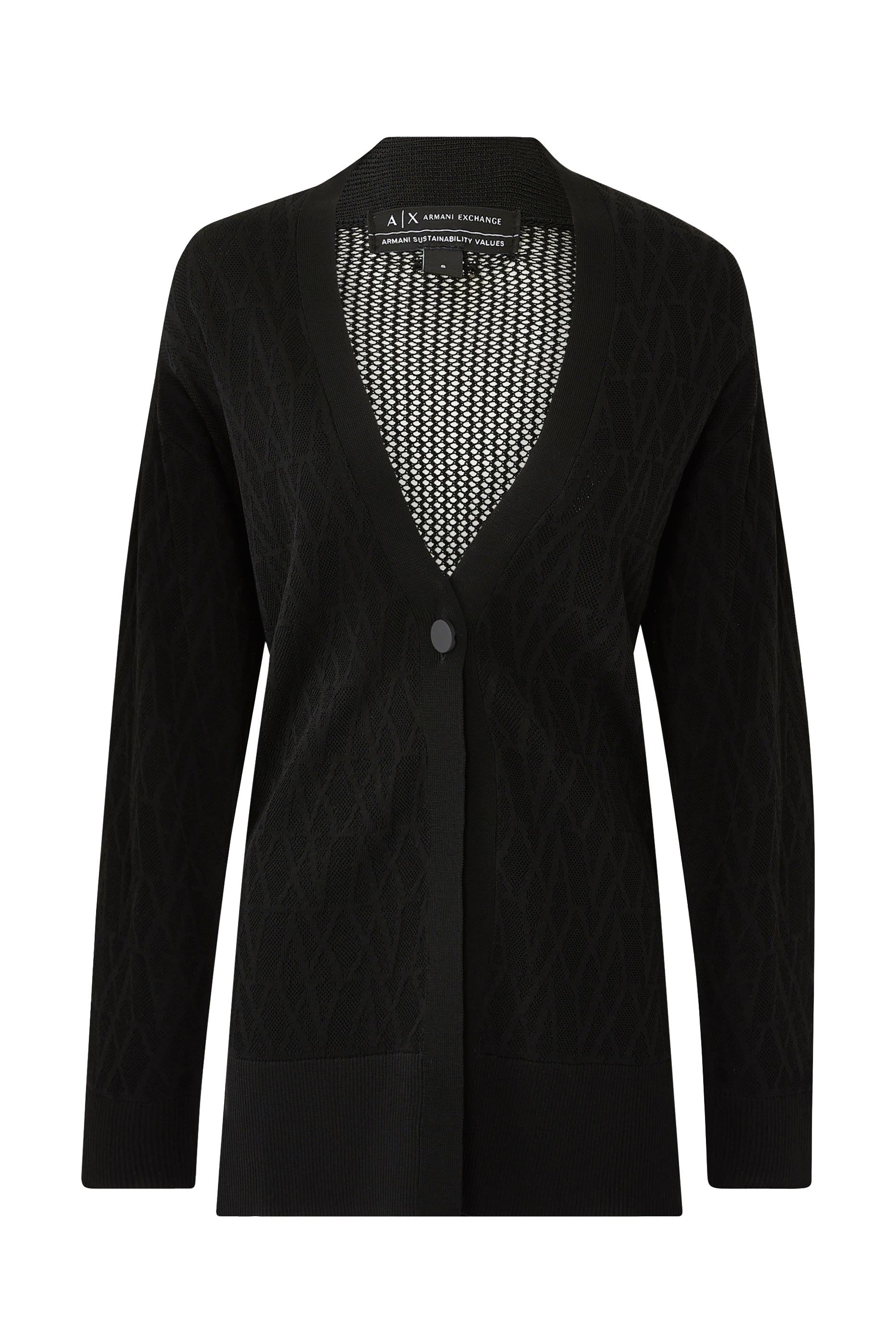 كارديغان مزين بشعار الماركة بالكامل