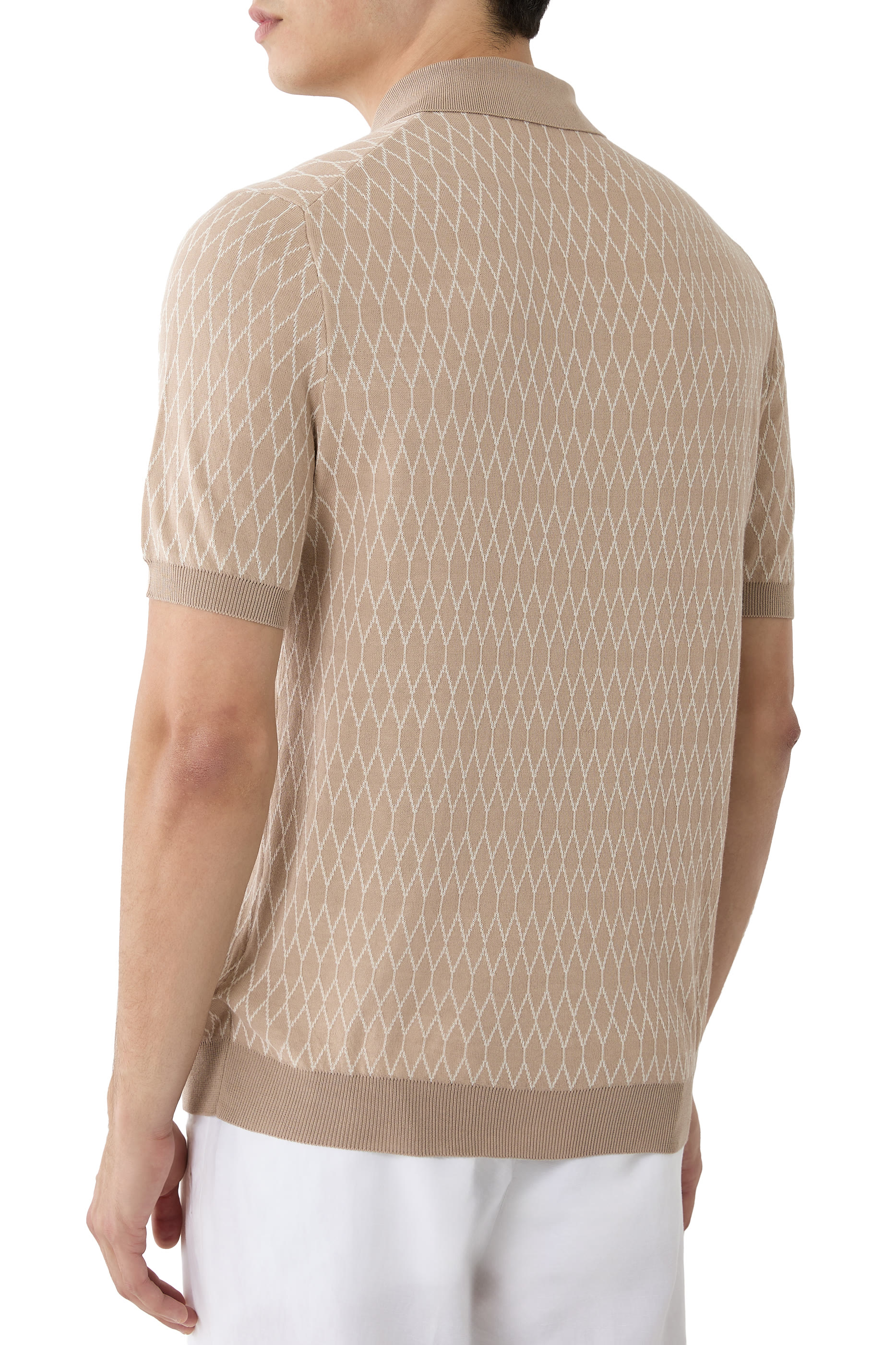 قميص بولو بصف أزرار