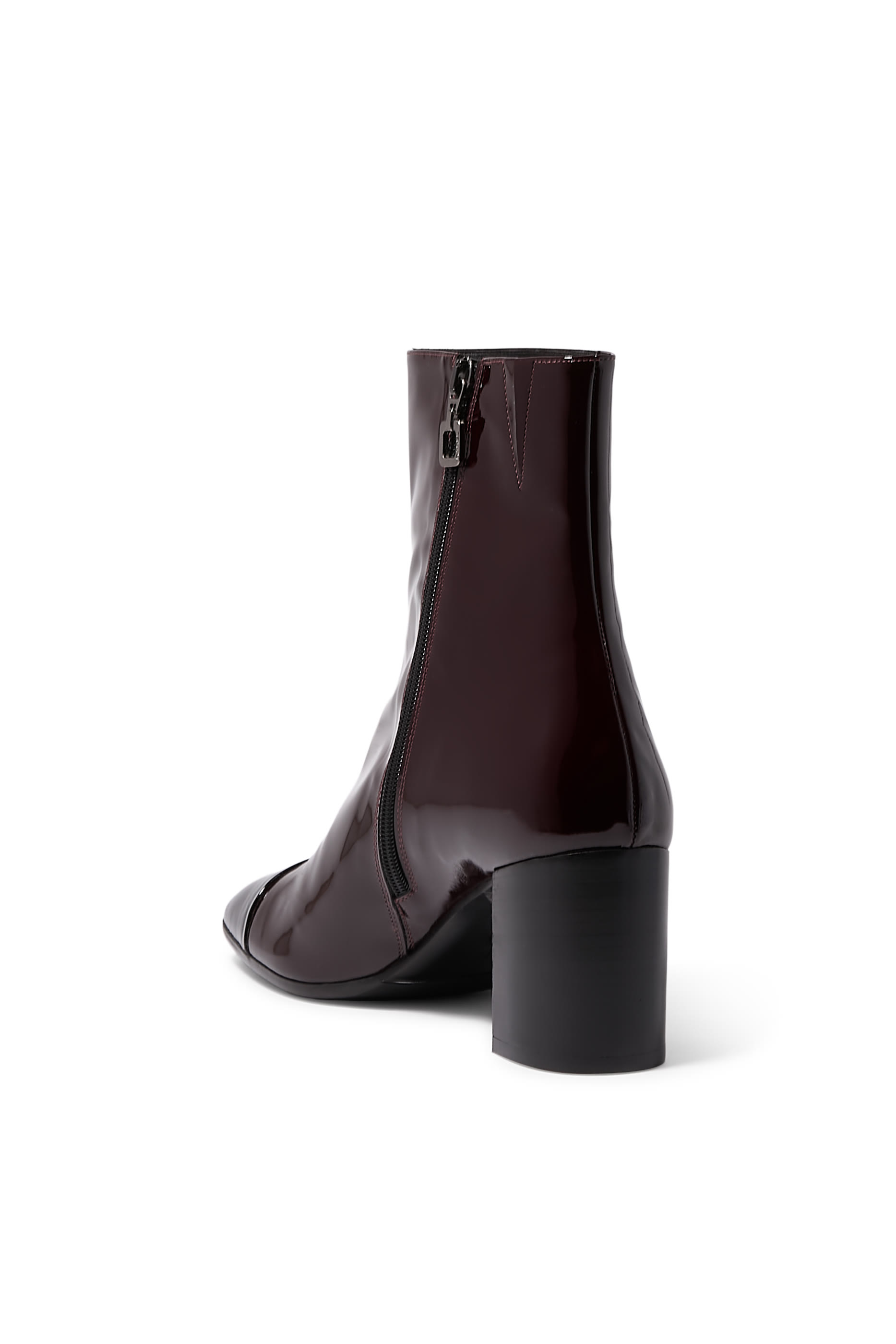 حذاء بوت إسبريت 60 بطول الكاحل جلد لامع