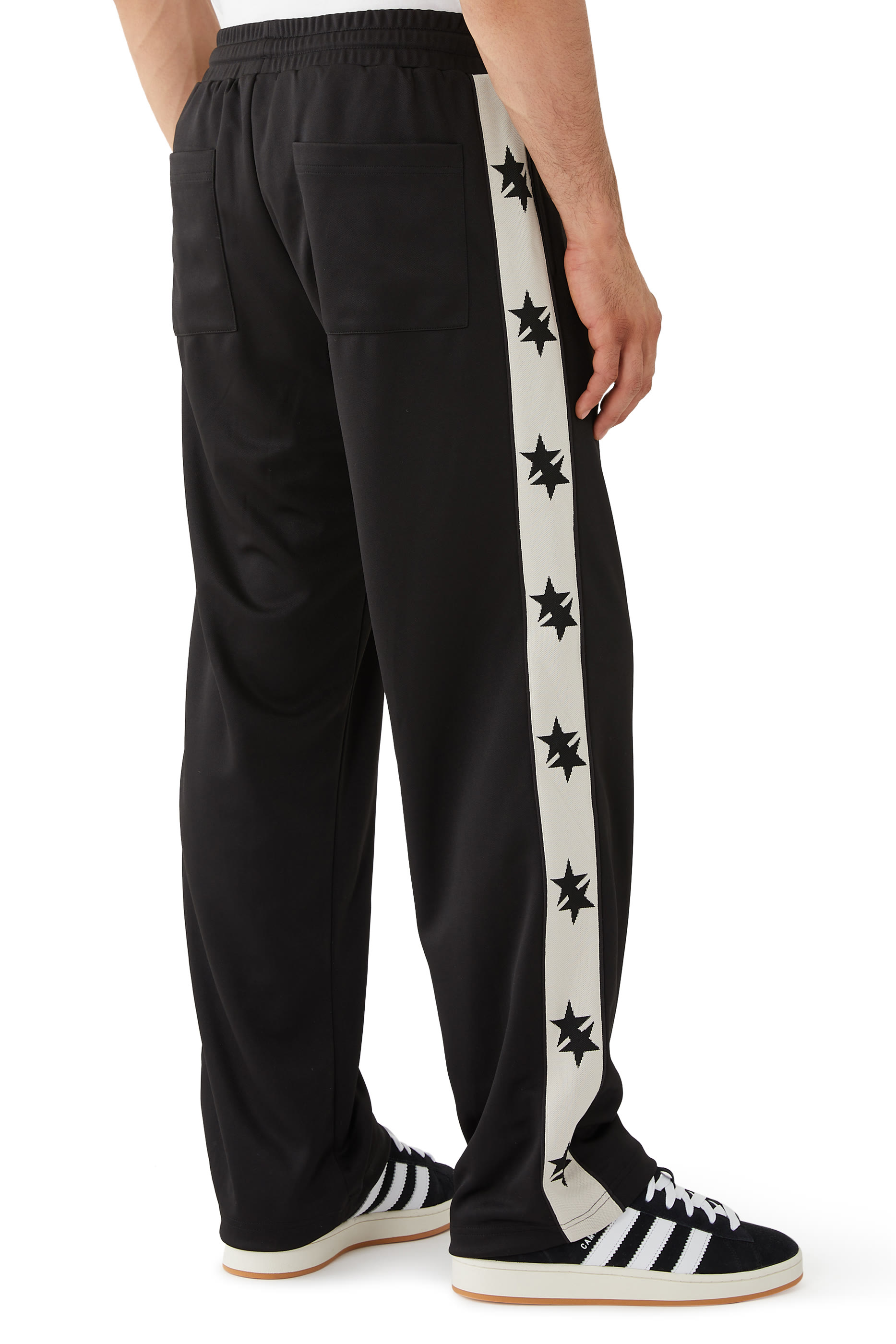 بنطال رياضي بشريط بنقشات نجمتين