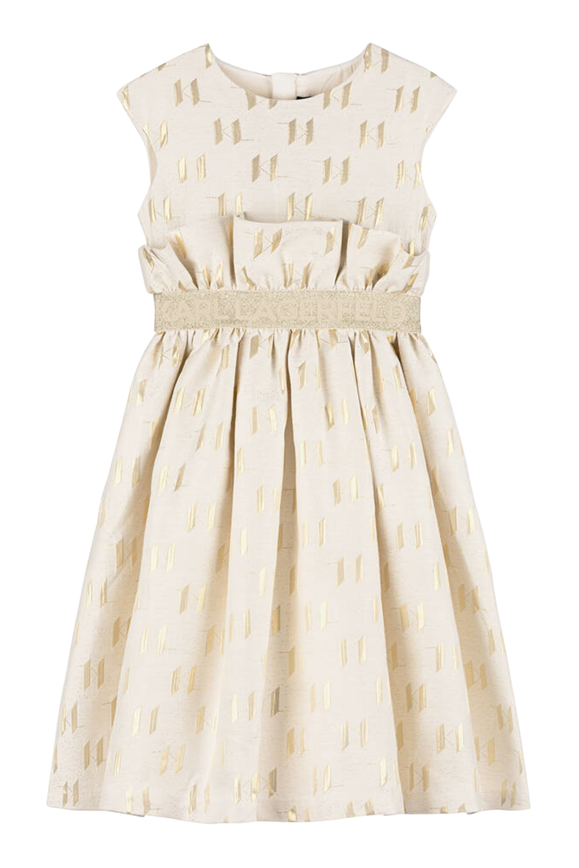 فستان بارتي بحروف شعار الماركة للأطفال