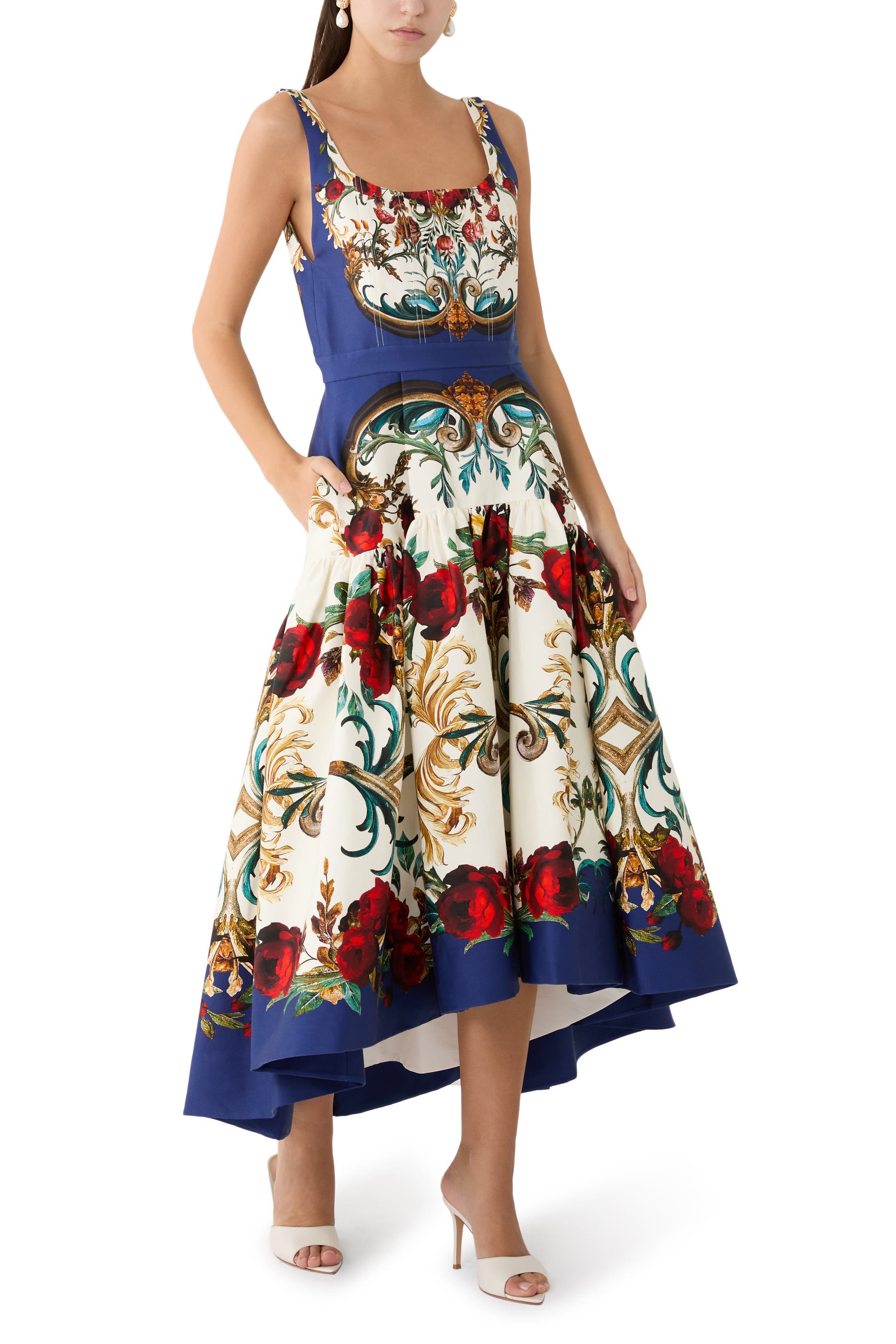 Diana Structured Midi Dress