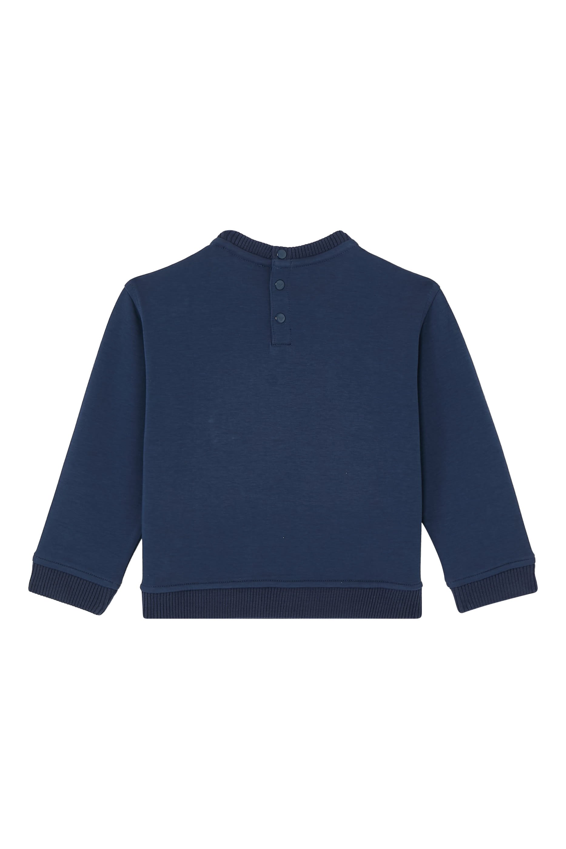 Kids Jersey Graphic Print Sweatshirt