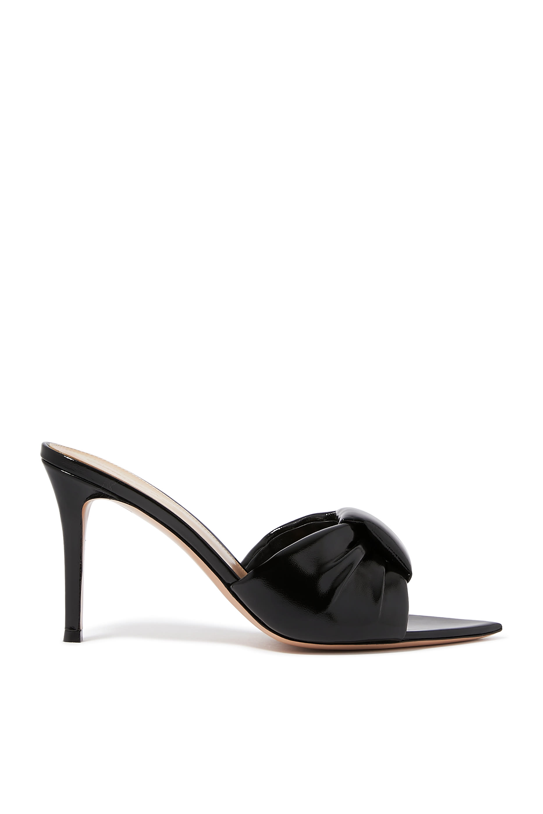 حذاء مفتوح من الخلف 85 جلد لامع