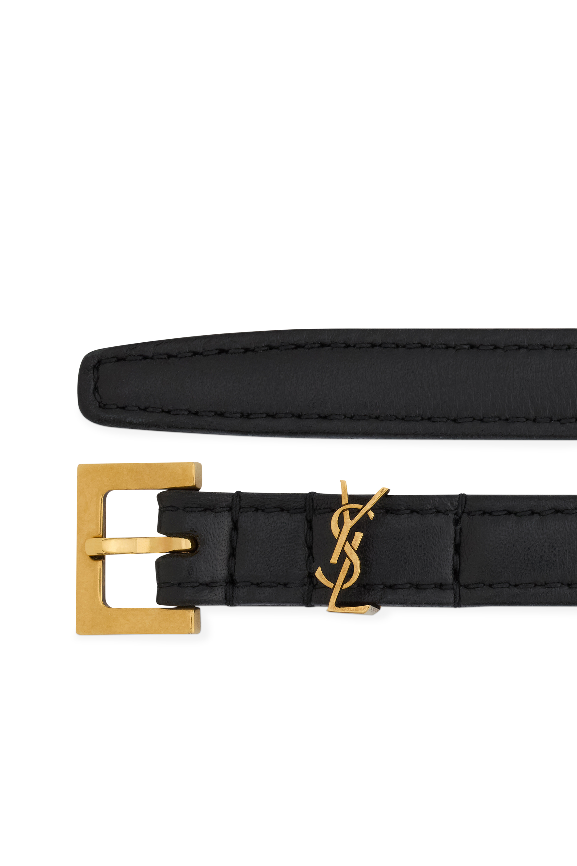 حزام كاساندر رفيع بحروف شعار الماركة