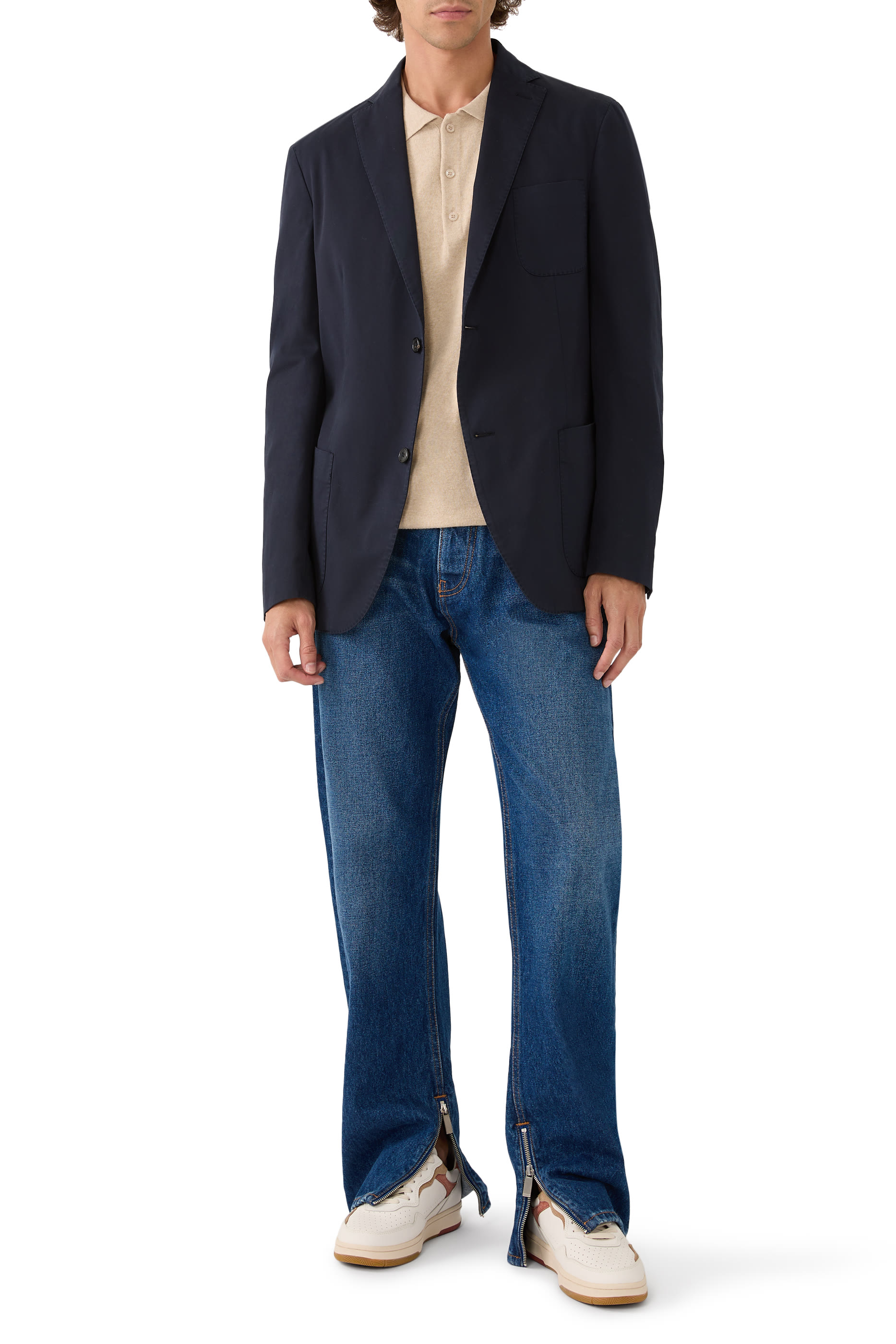 جاكيت بقصة ضيقة ايس كوتن