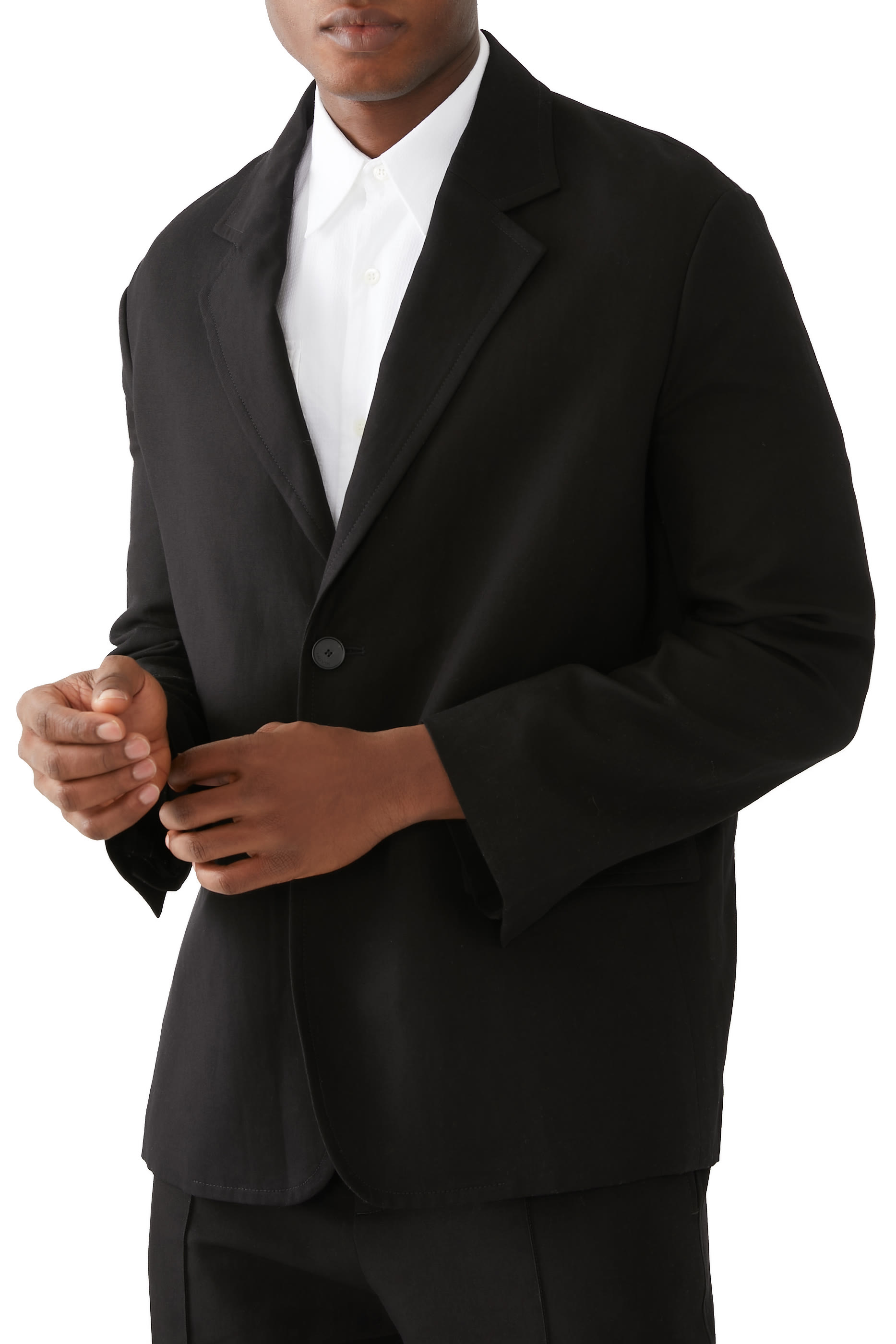 بليزر كاجوال بصف أزرار