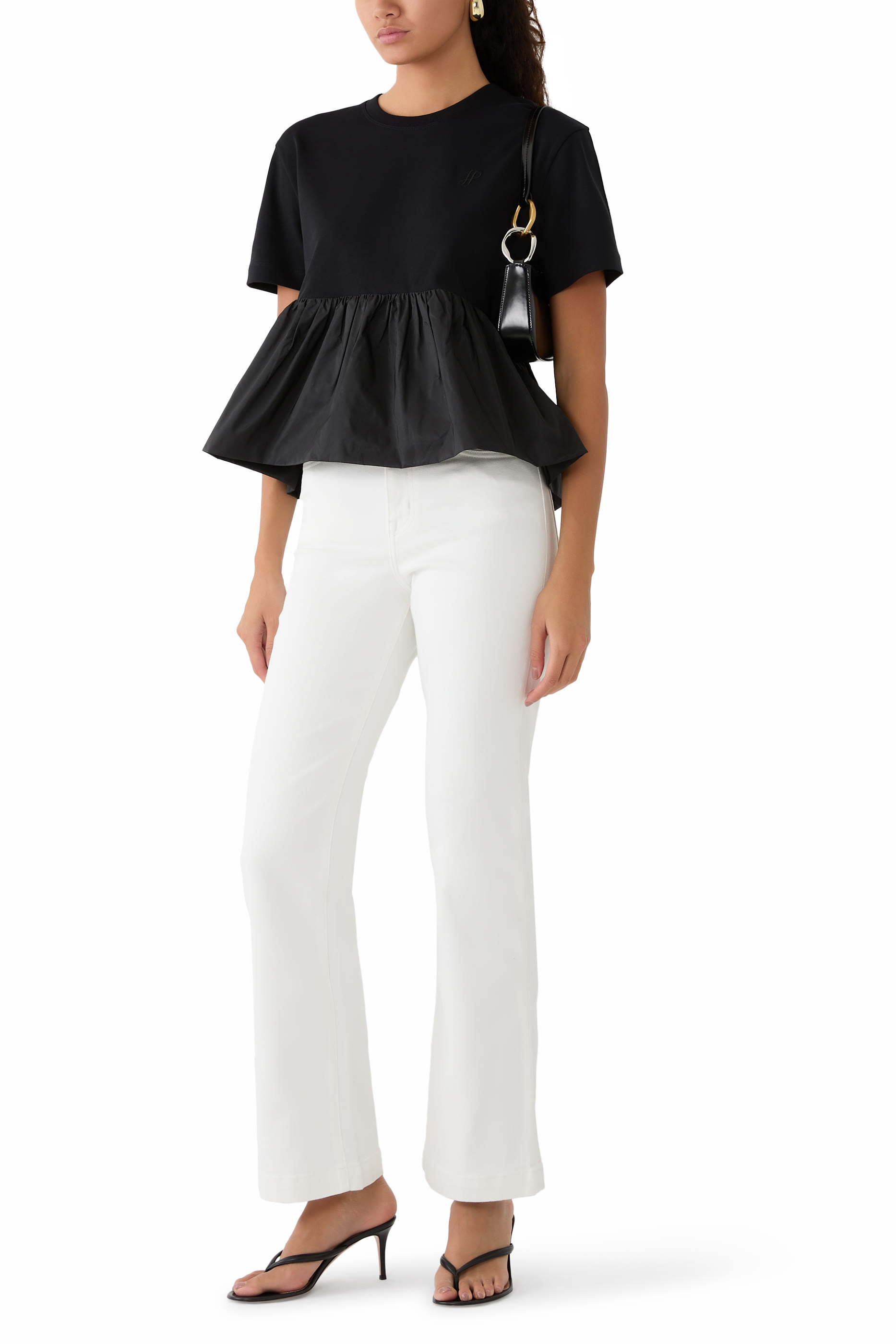 تيشيرت بحافة كشكش