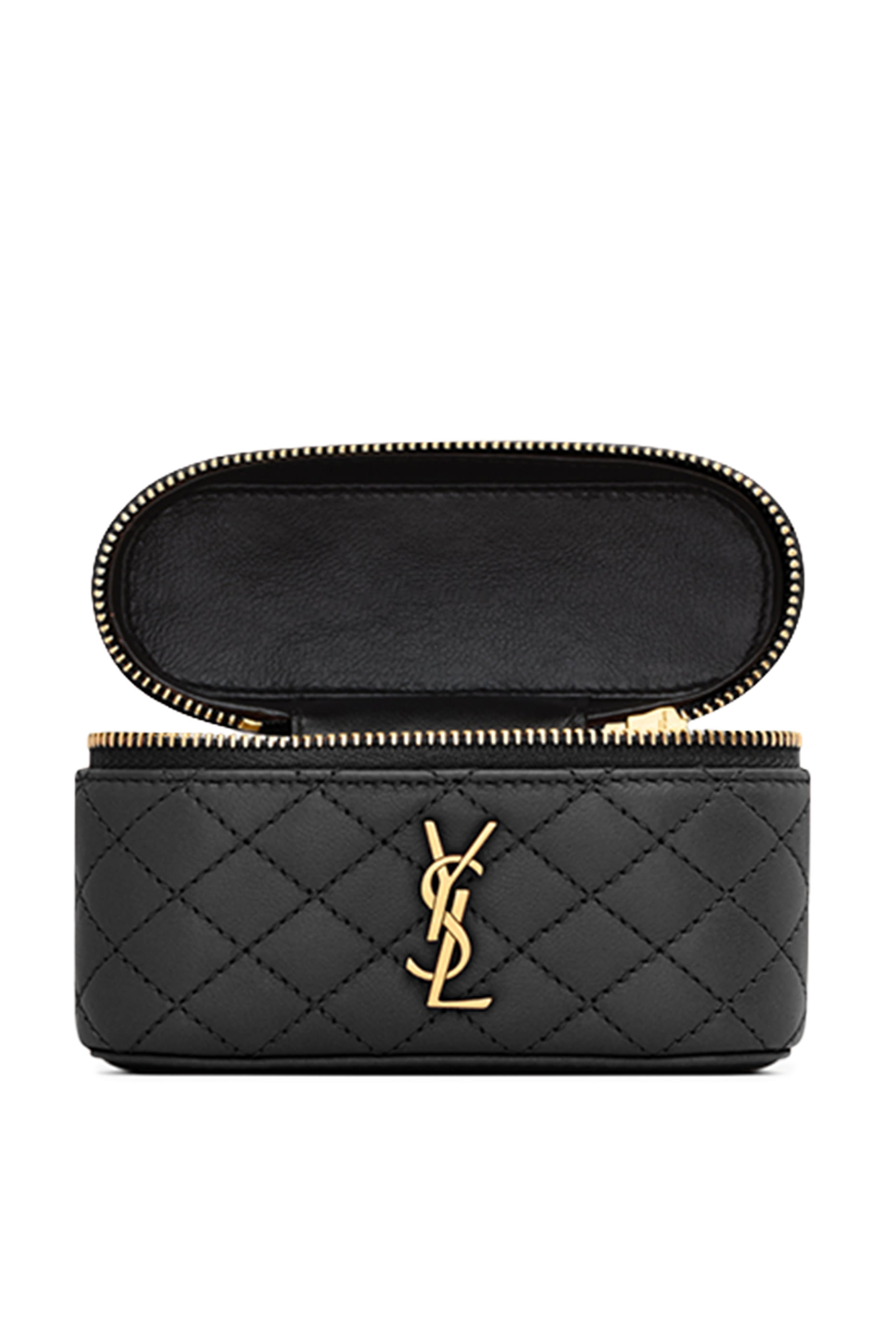 حقيبة مكياج غابي مايكرو جلد حمل