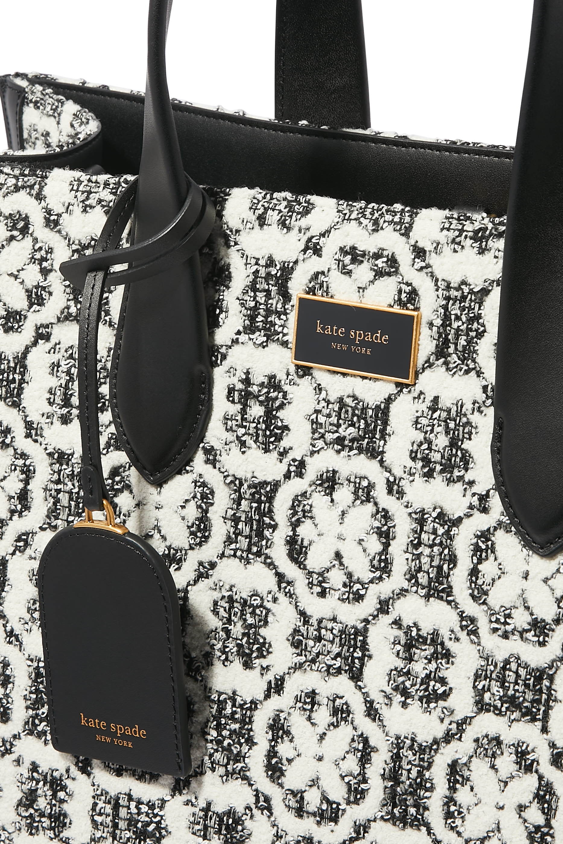 حقيبة يد مانهاتن كبيرة بنقشة زهور وقلوب بستونية