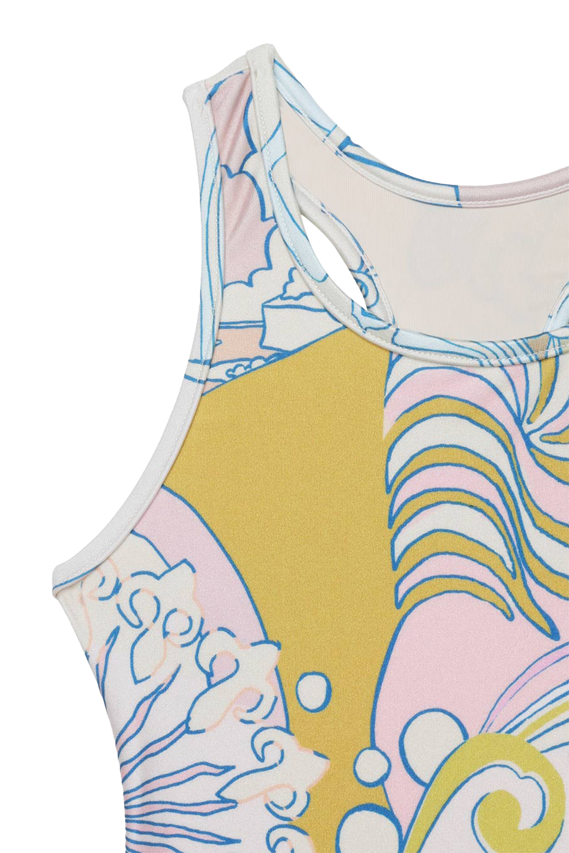بدلة سباحة بوب بتصميم قطعة واحدة بأربطة متقاطعة للأطفال