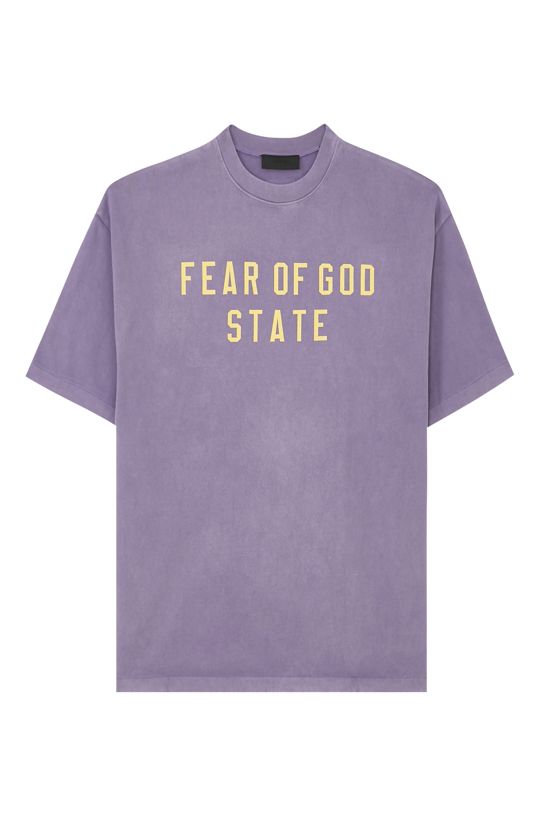 تيشيرت بياقة ضيقة قماش ثقيل