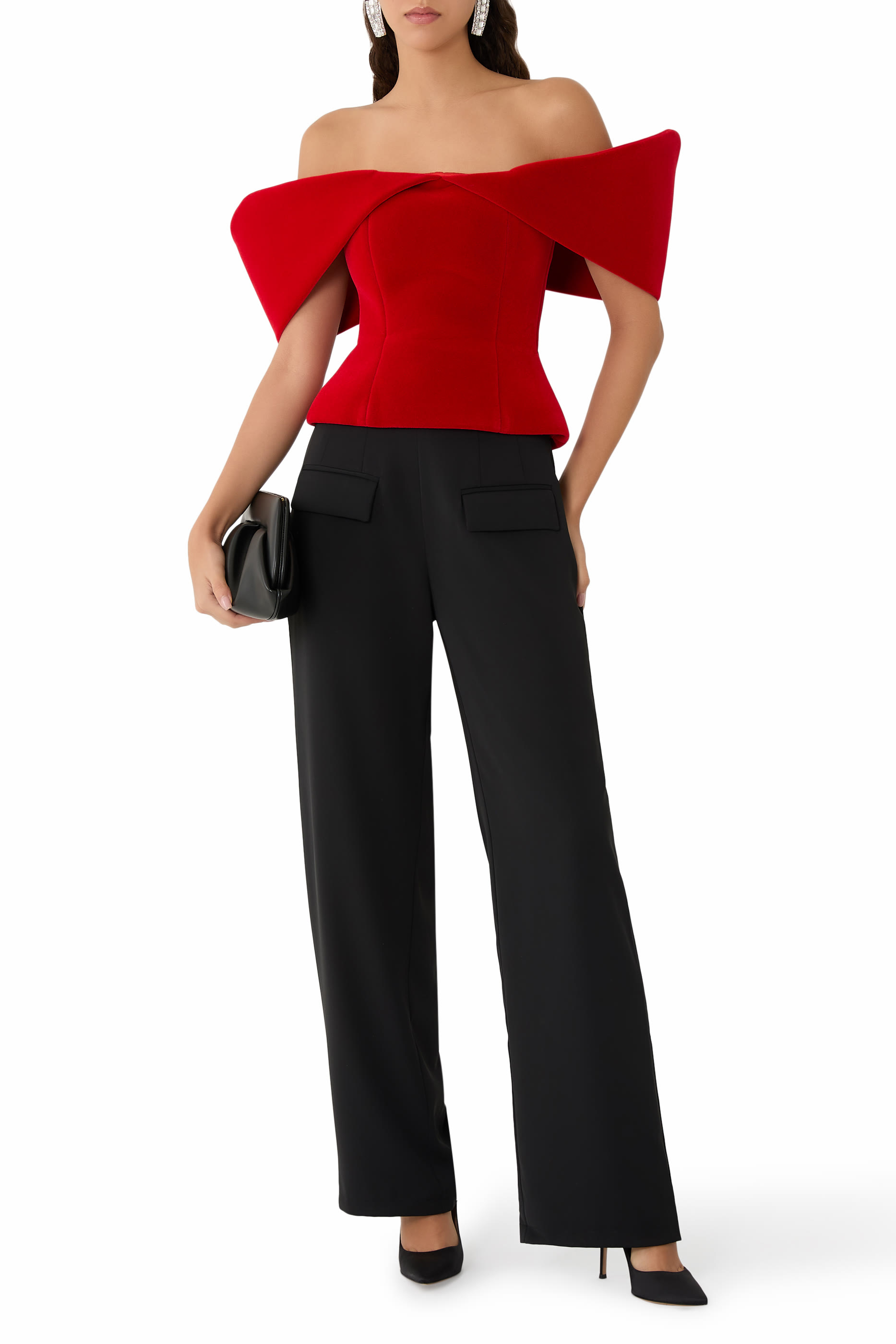 Off-Shoulder Jumpsuit