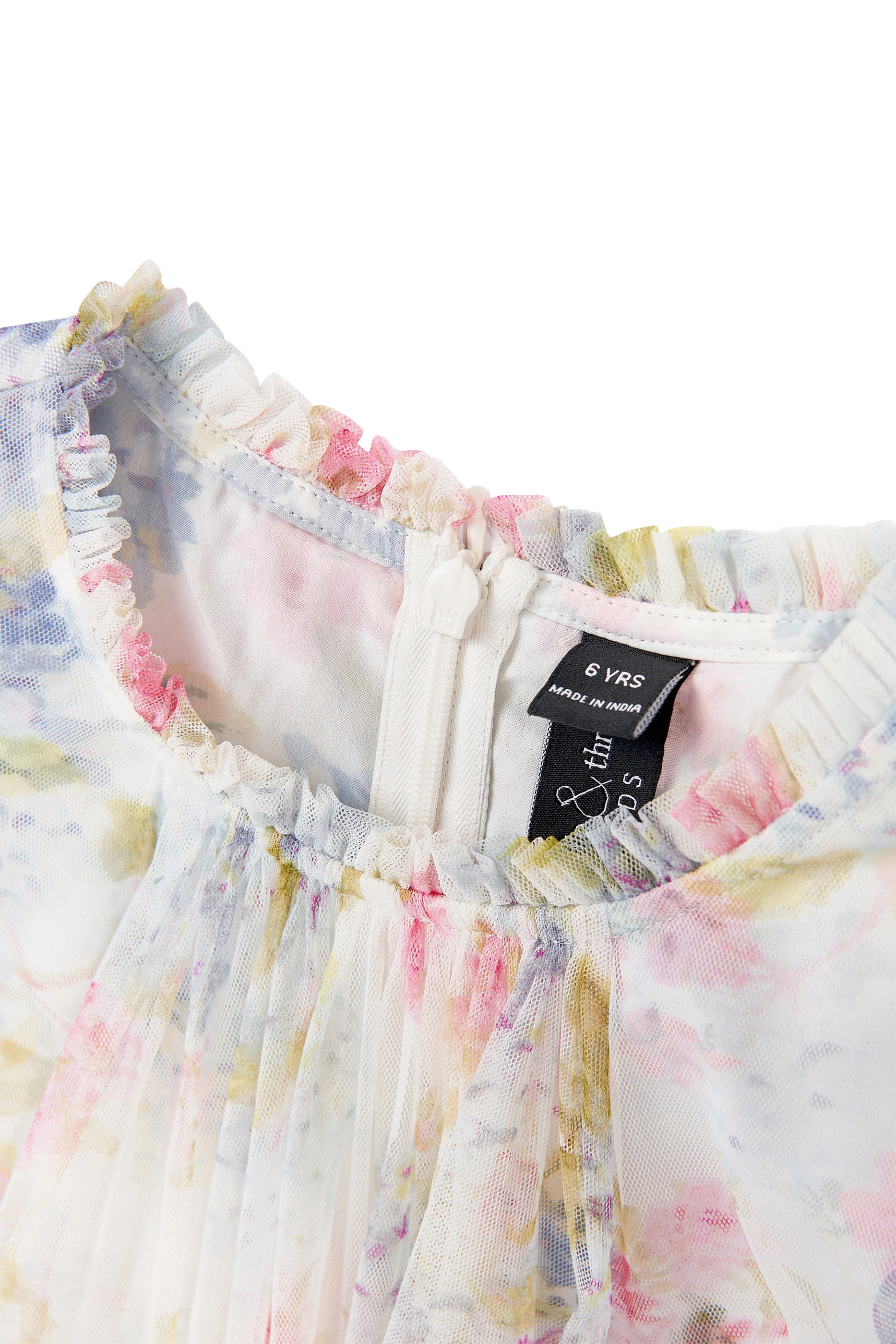 فستان هيدرانغيا  بأكمام طويل للأطفال