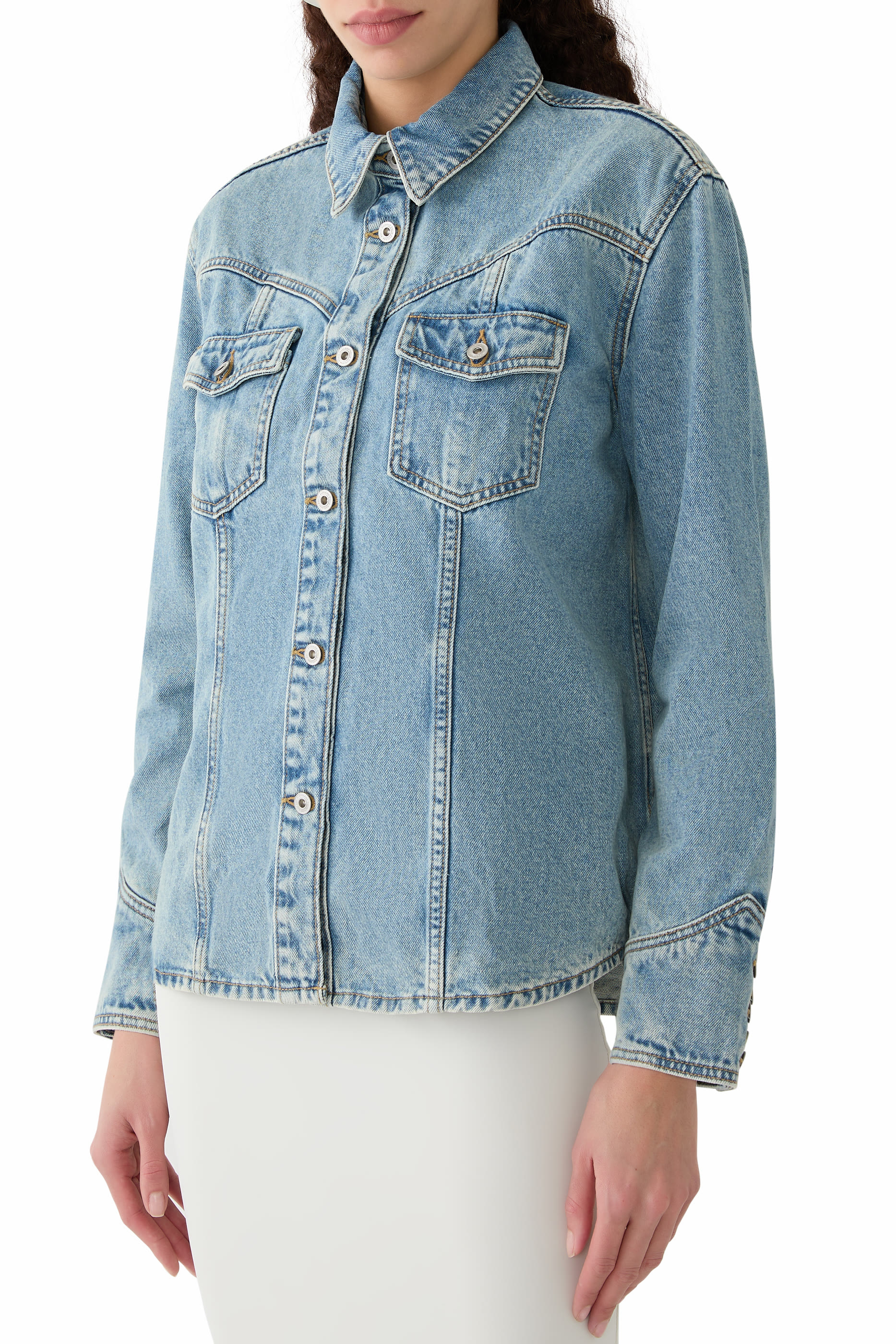 قميص ايريس بأكمام طويلة