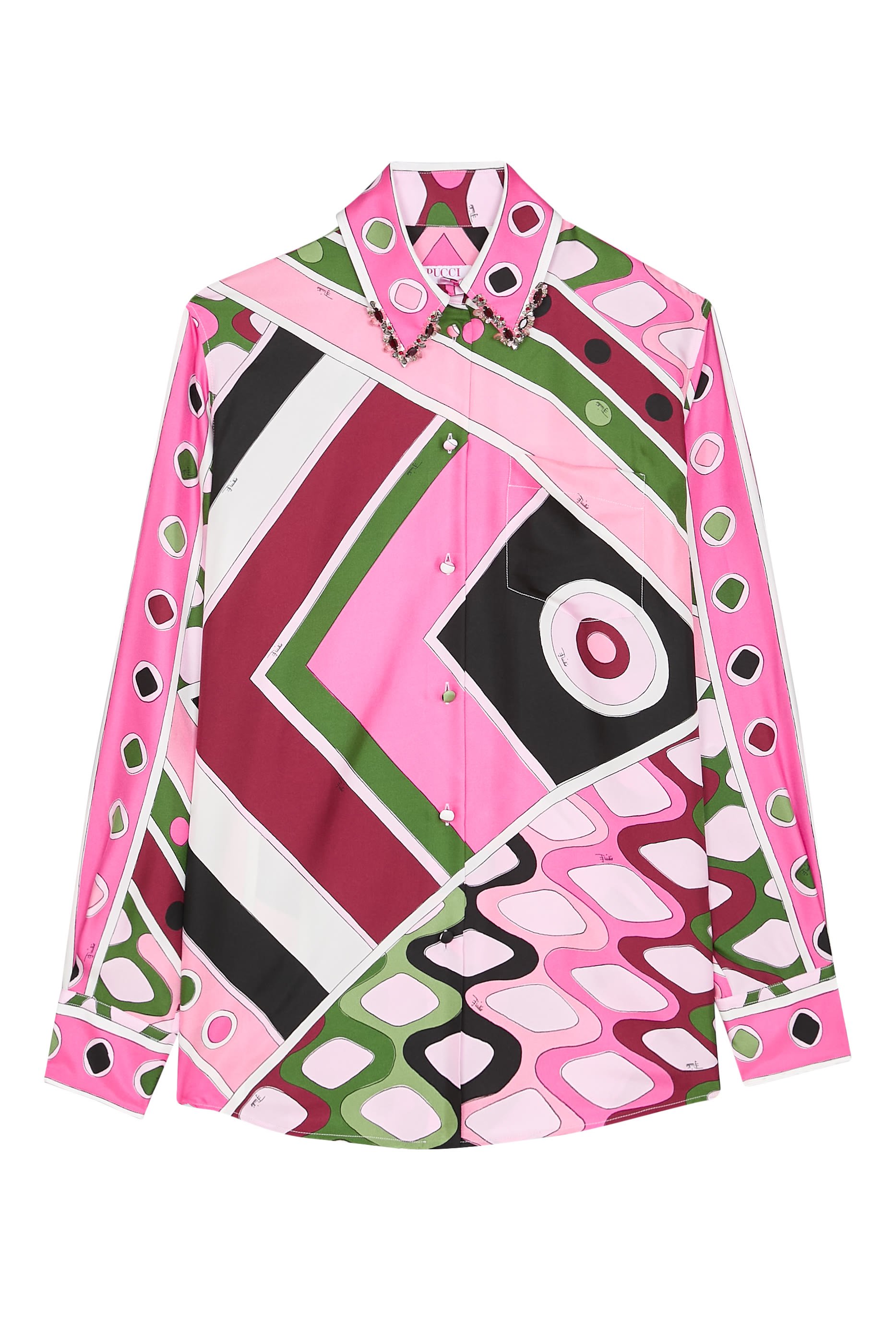 قميص بطبعة فيفارا حرير تويل