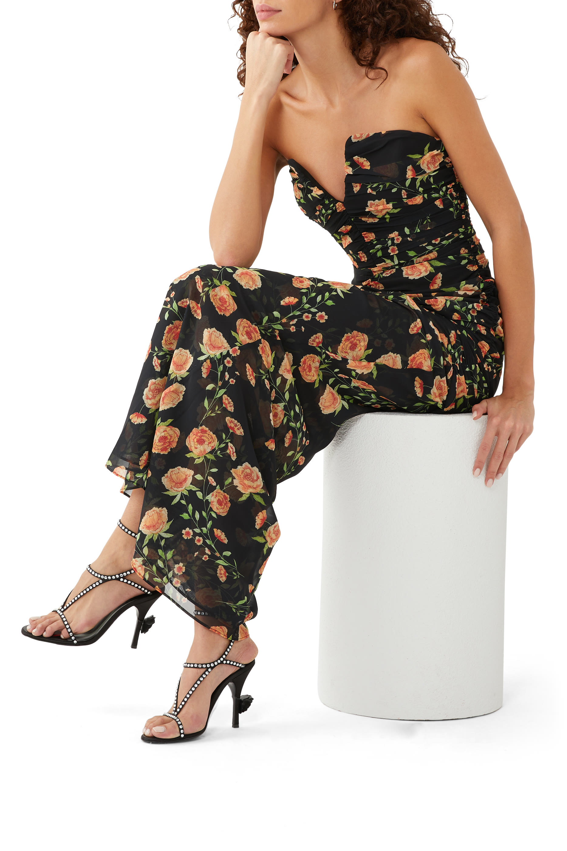 صندل 100 ستان مرصع بالكريستال