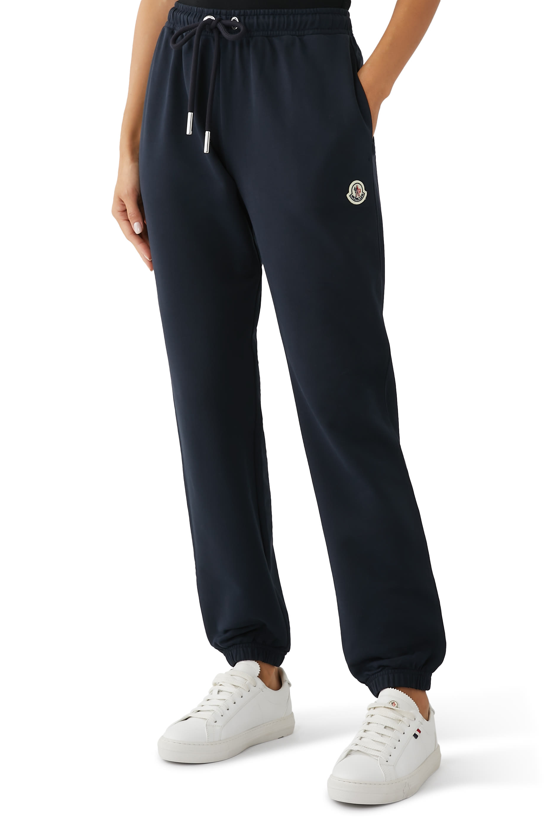 بنطال رياضي برقعة بشعار الماركة