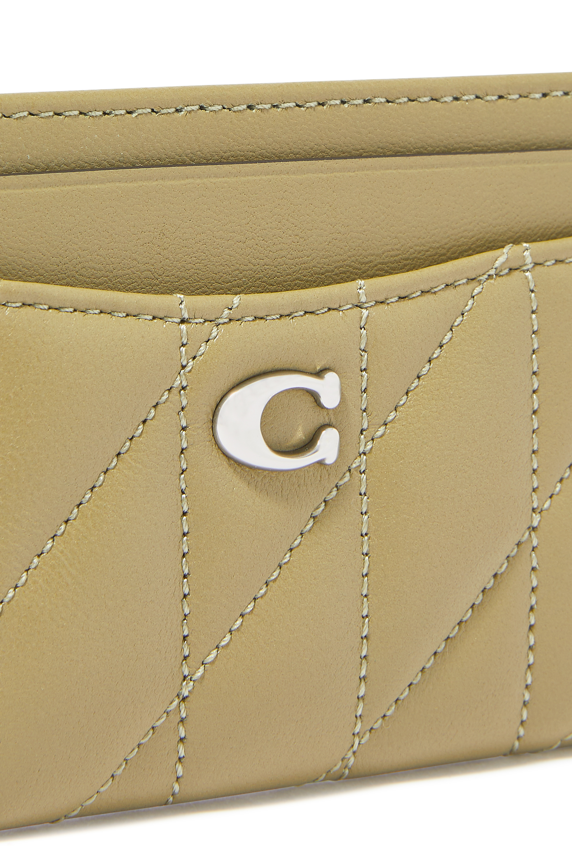 حافظة بطاقات ايسنشال بحياكة مبطنة