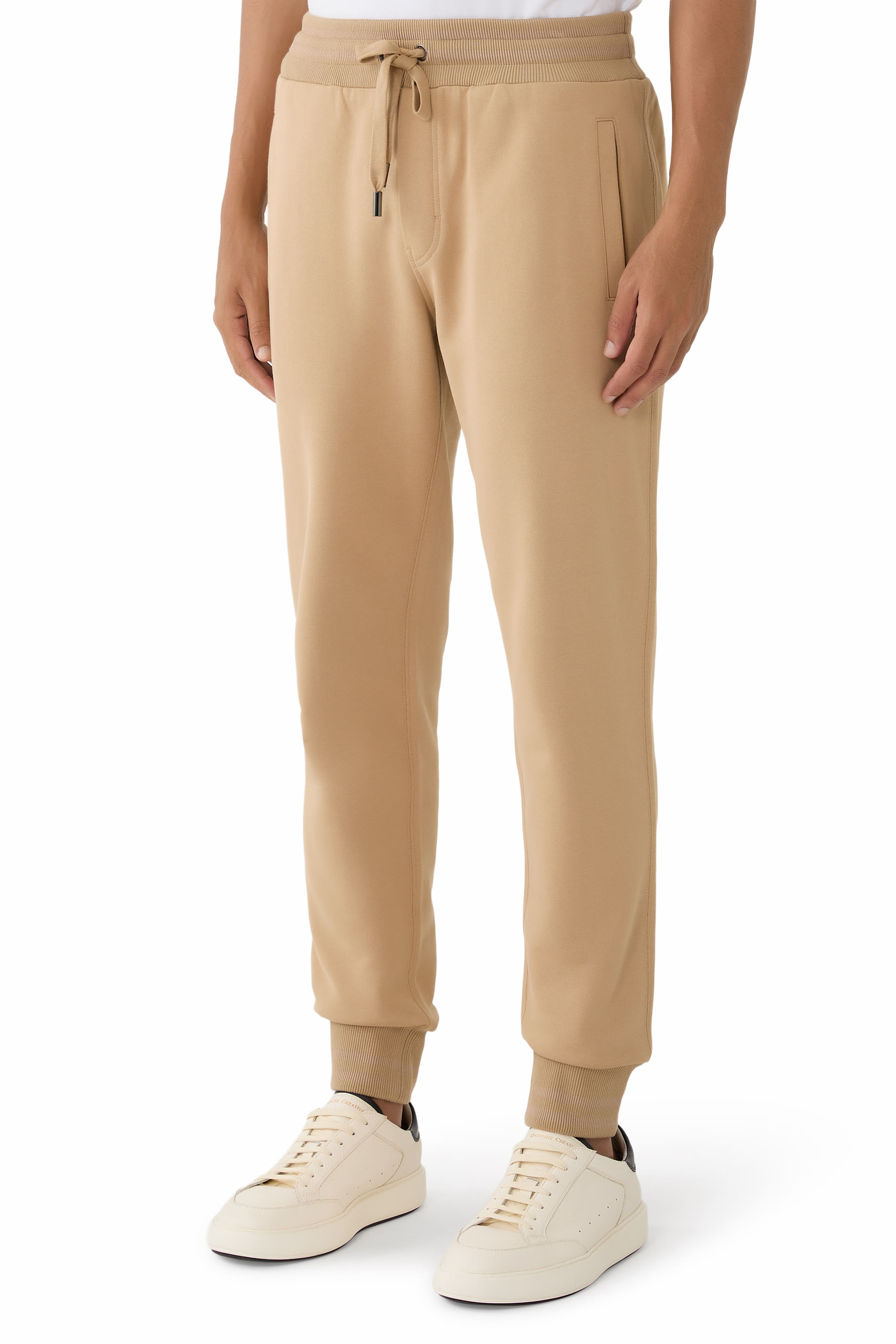 بنطال رياضي بشعار الماركة قطن صوف