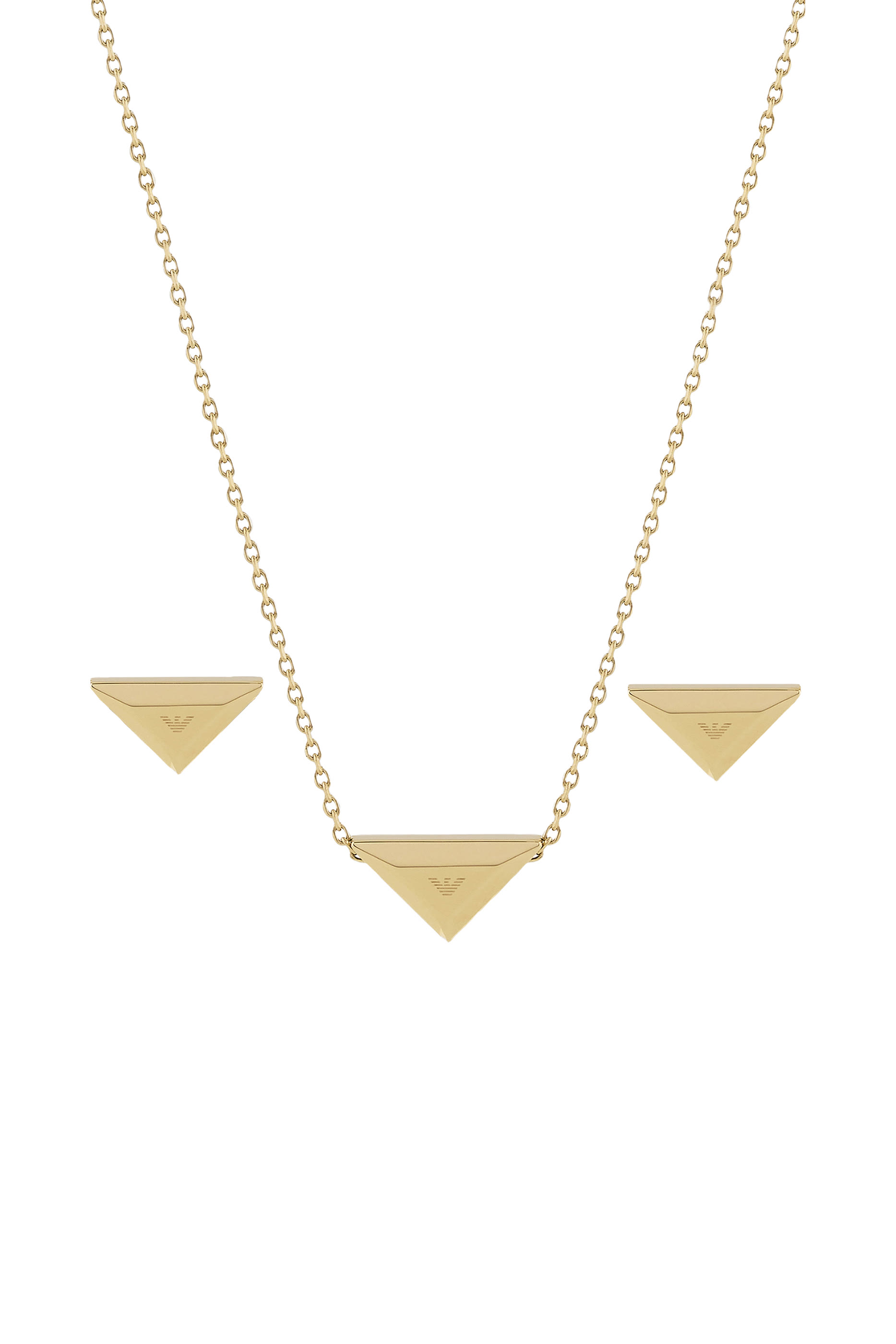 مجموعة قلادة وأقراط، ستانلس ستيل