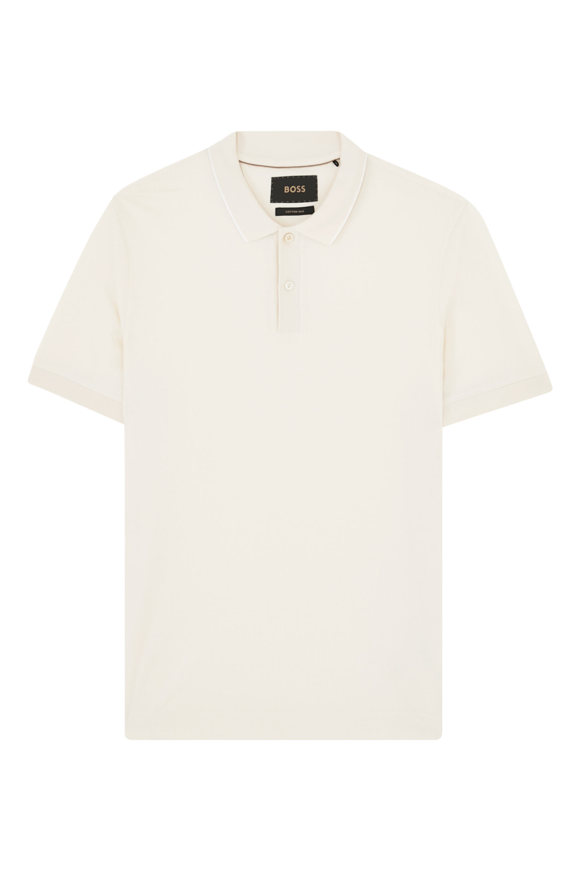 قميص بولو قطن وحرير