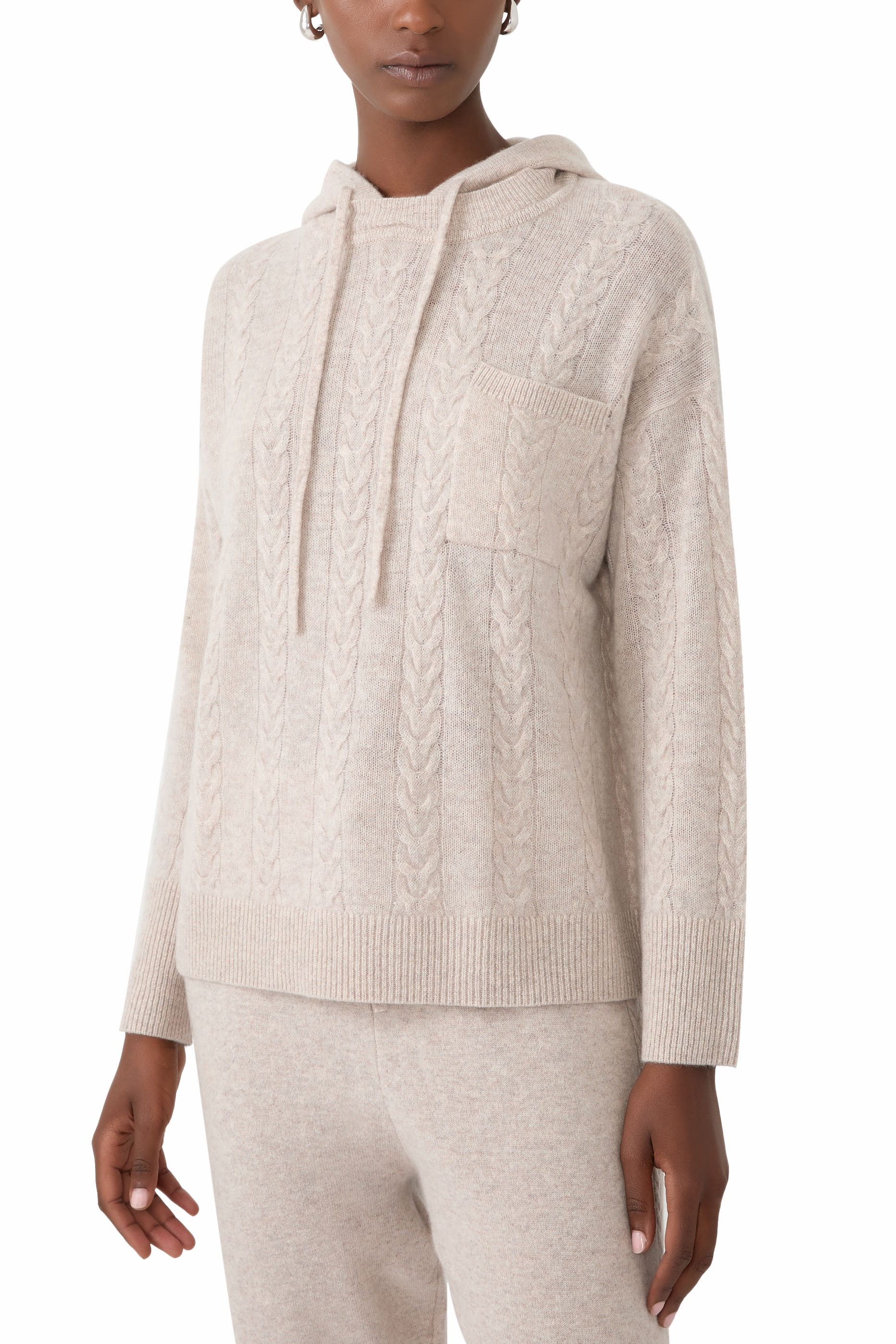 هودي بغرزة الضفيرة كشمير