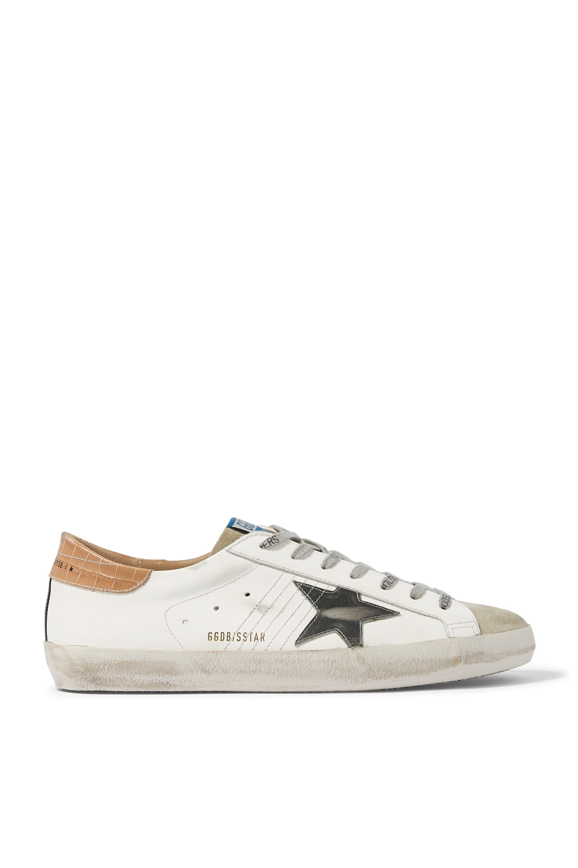 سنيكرز سوبر ستار بطرف شد بنقشة جلد التمساح