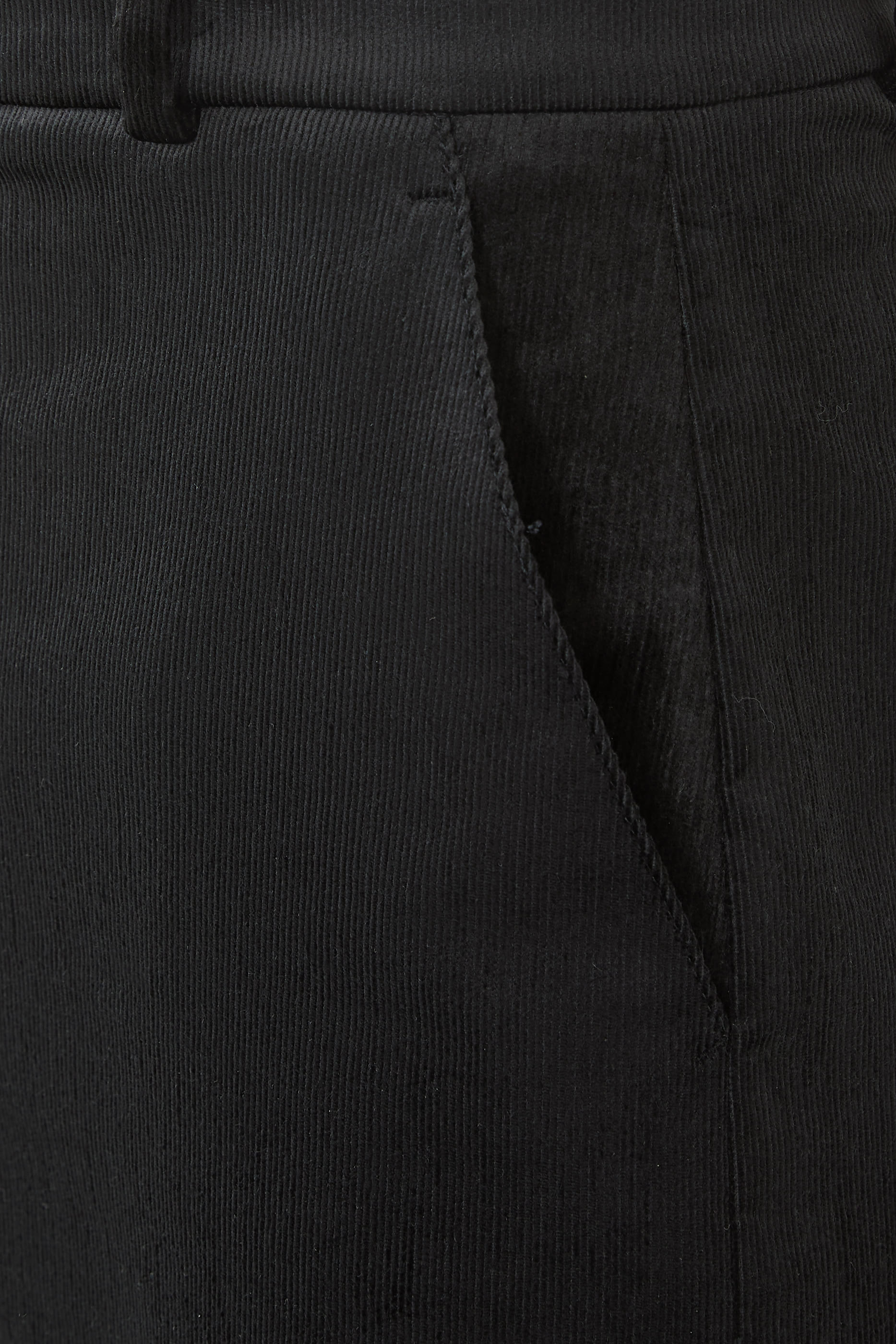 Velvet High-Waist Wide-Leg Trousers