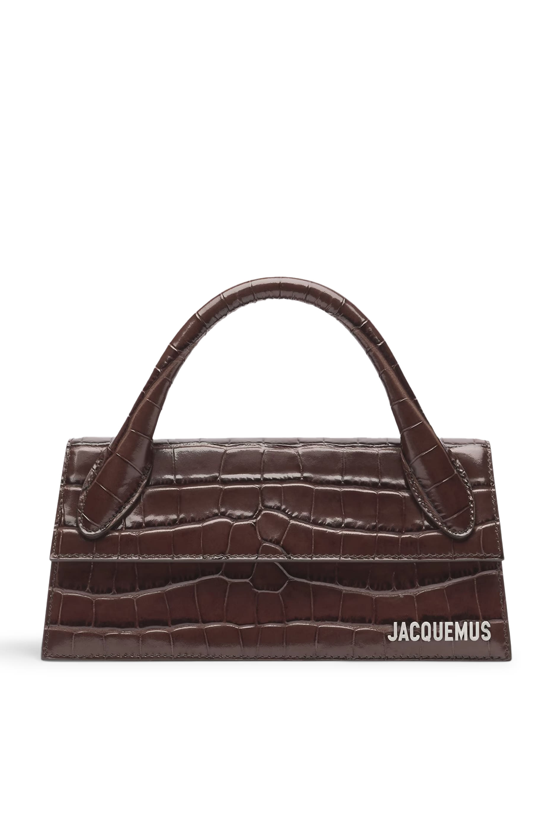 حقيبة لو تشيكيتو طويلة جلد بنقشة جلد أفعى