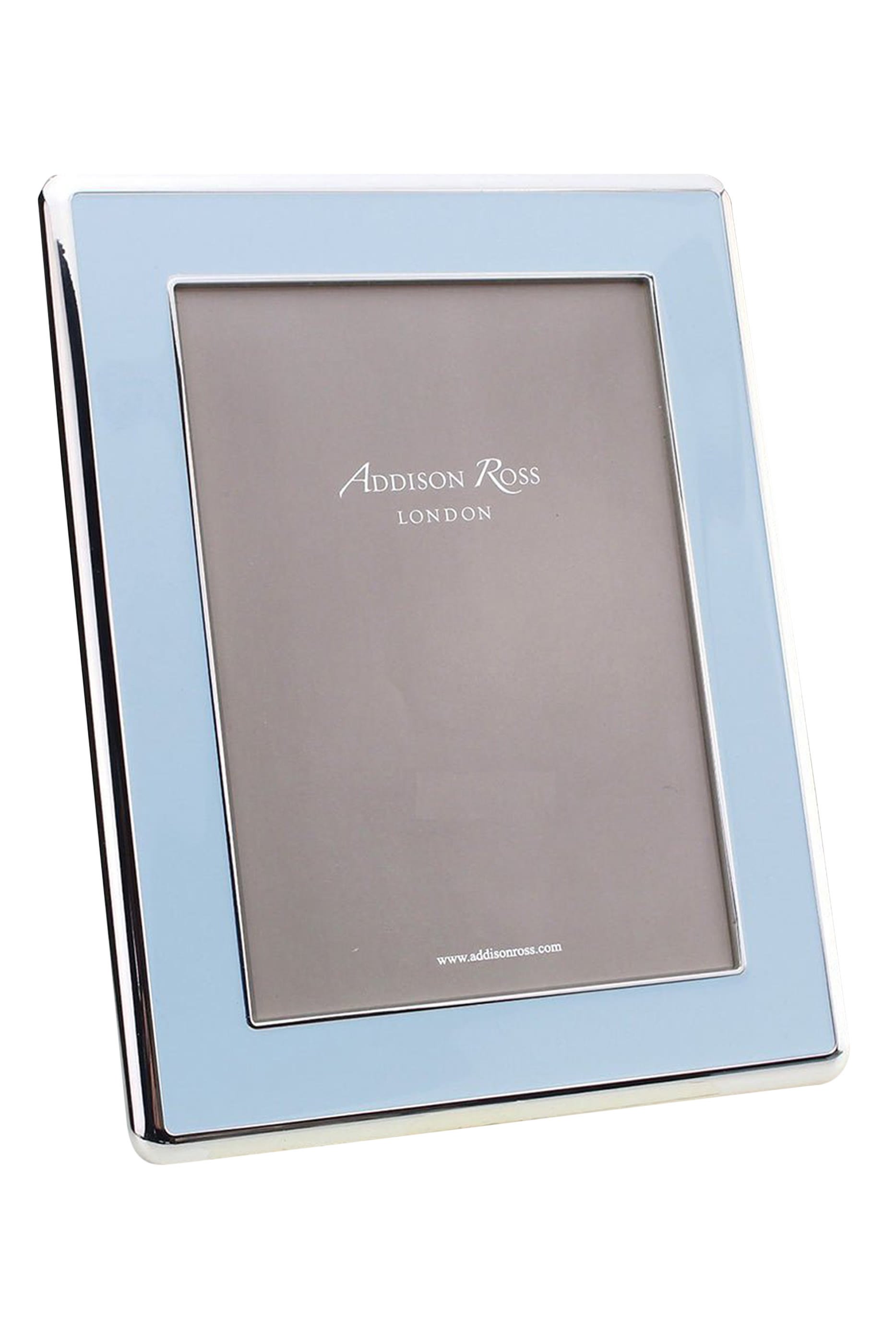 إطار صور مينا بطلاء فضي وتفاصيل مقوسة 5x7