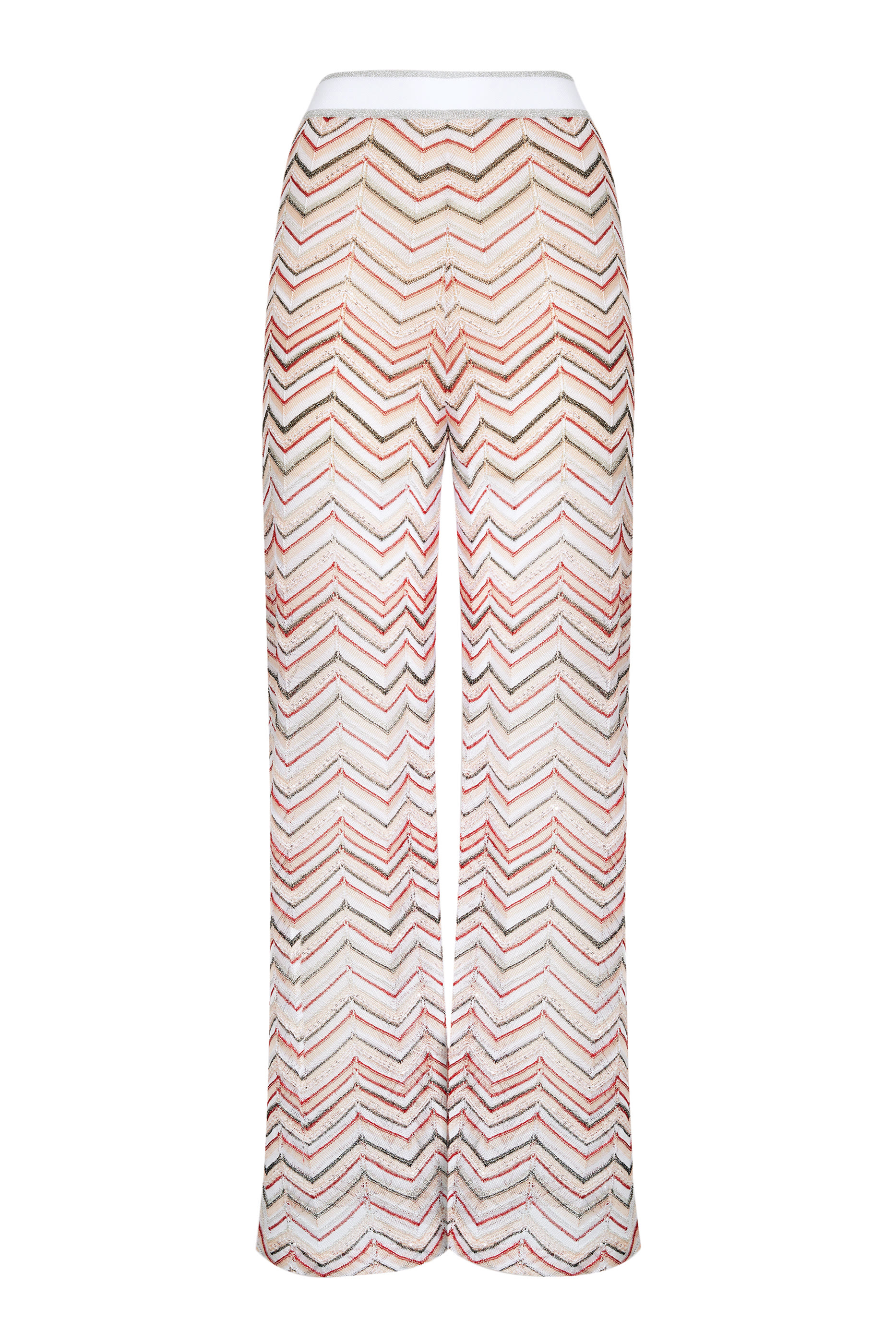 بنطال بنقشة خطوط متعرجة