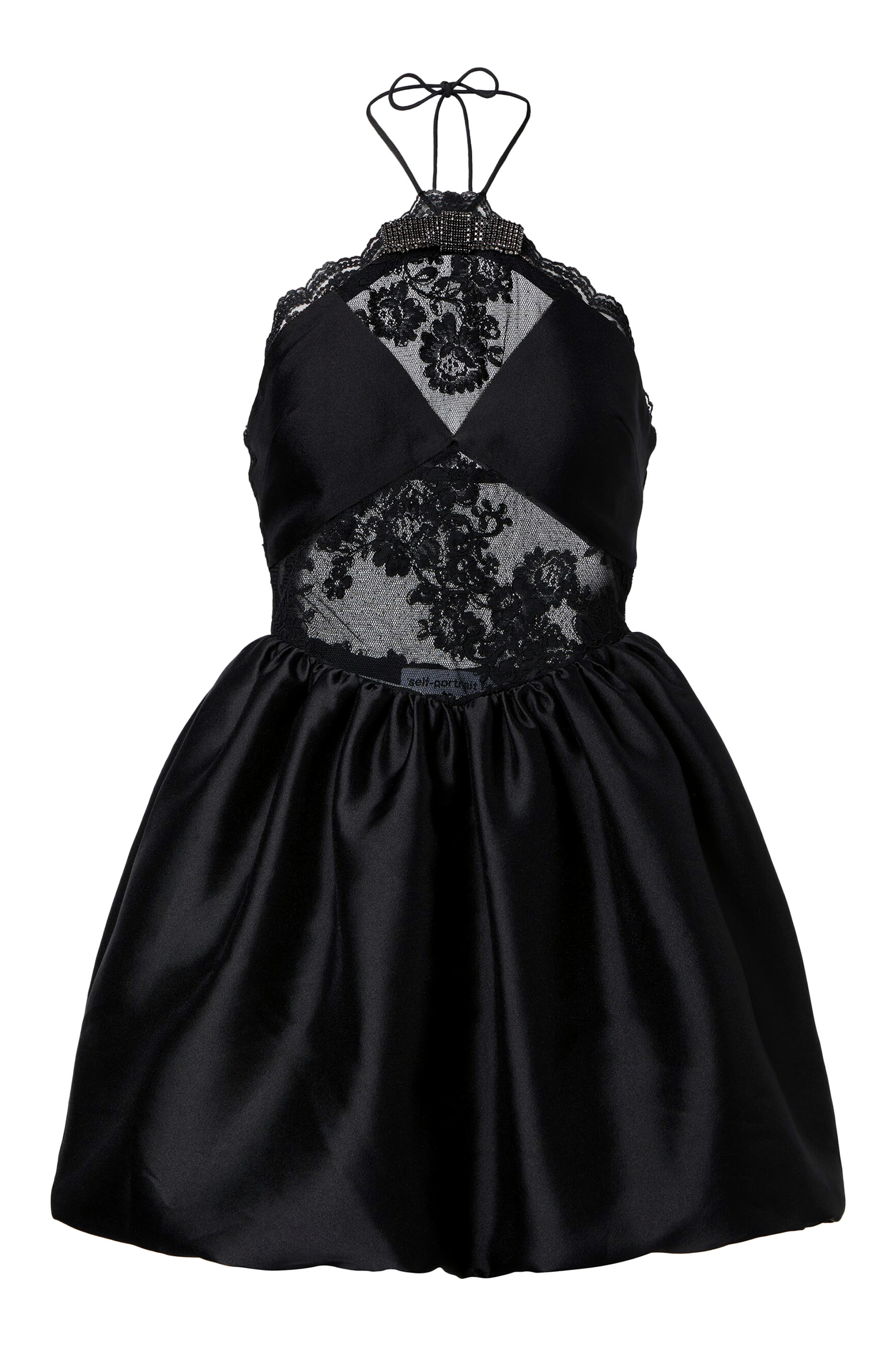 فستان قصير برباط حول العنق تفتا