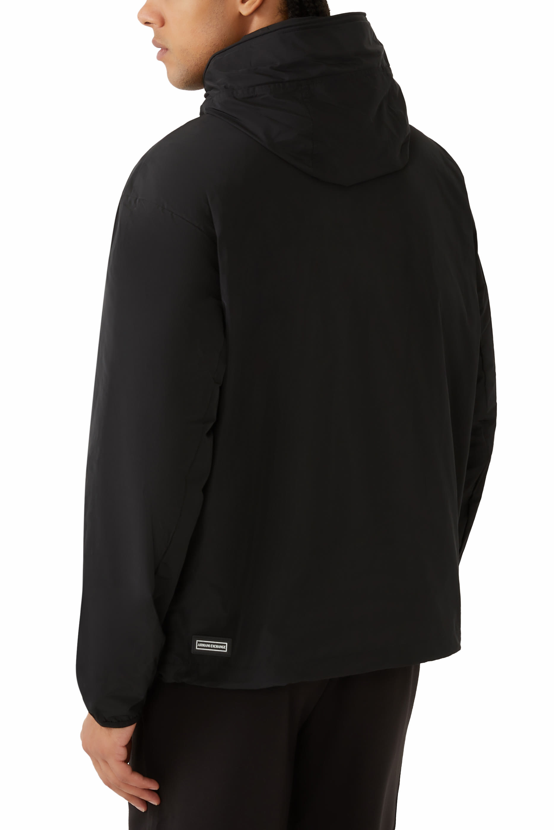 جاكيت بغطاء رأس وجيوب