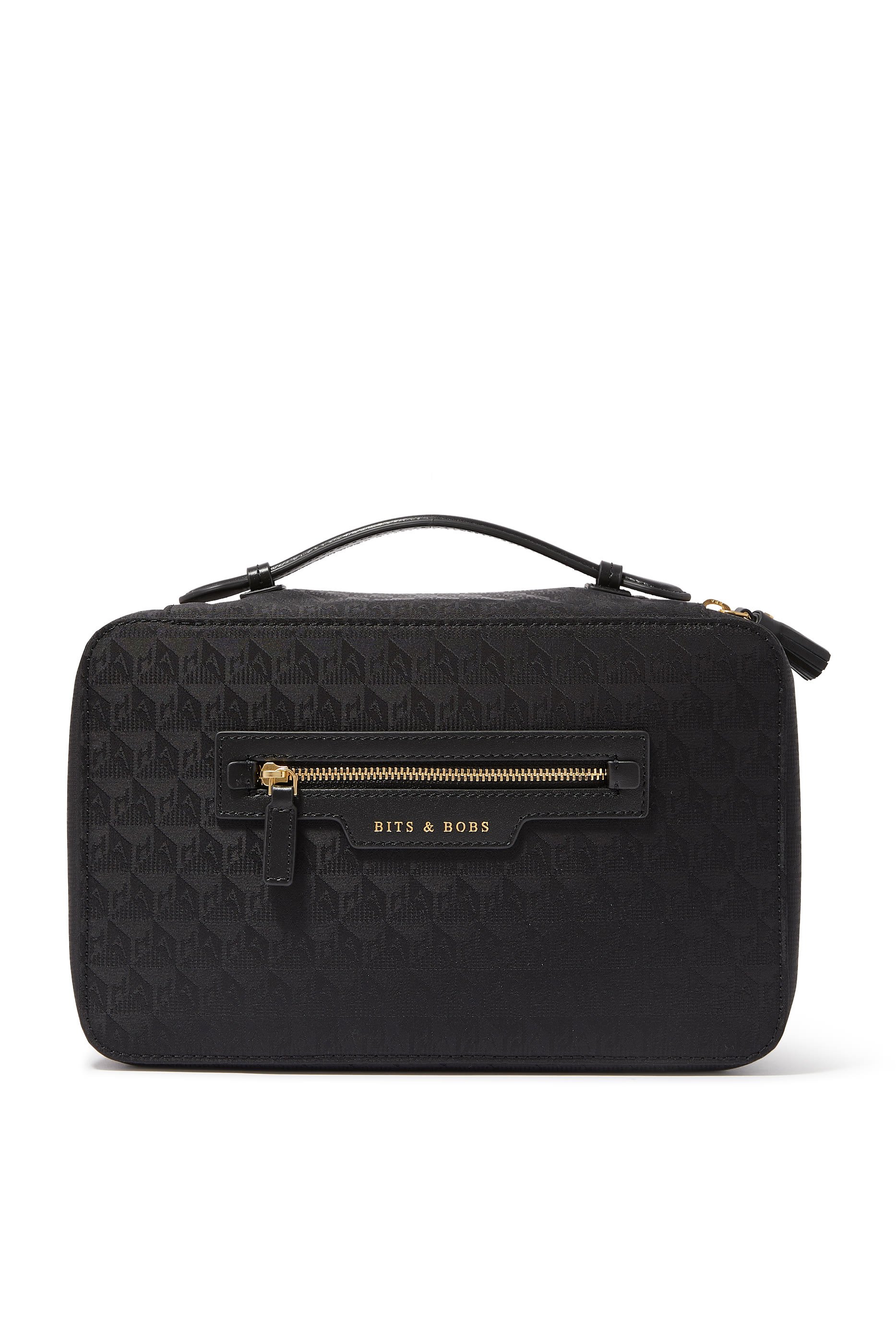 حقيبة مستحضرات العناية الذاتية بشعار الماركة