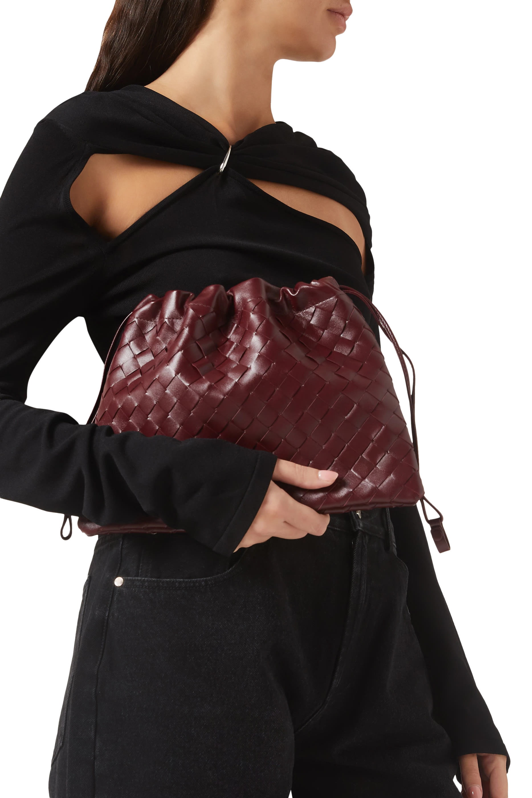  حقيبة صغيرة بأربطة للإغلاق