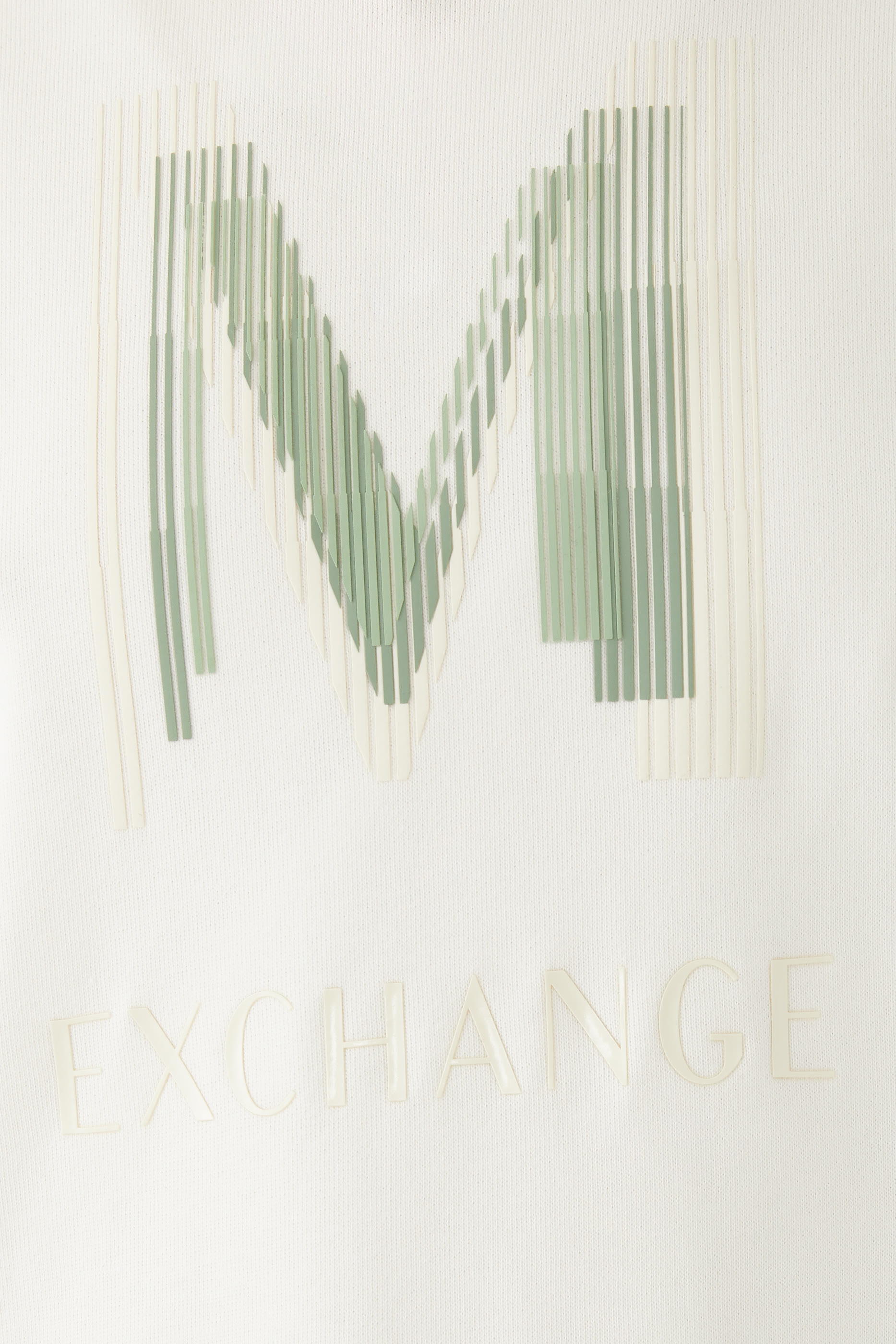 سويت شيرت بياقة ضيقة وشعار الماركة