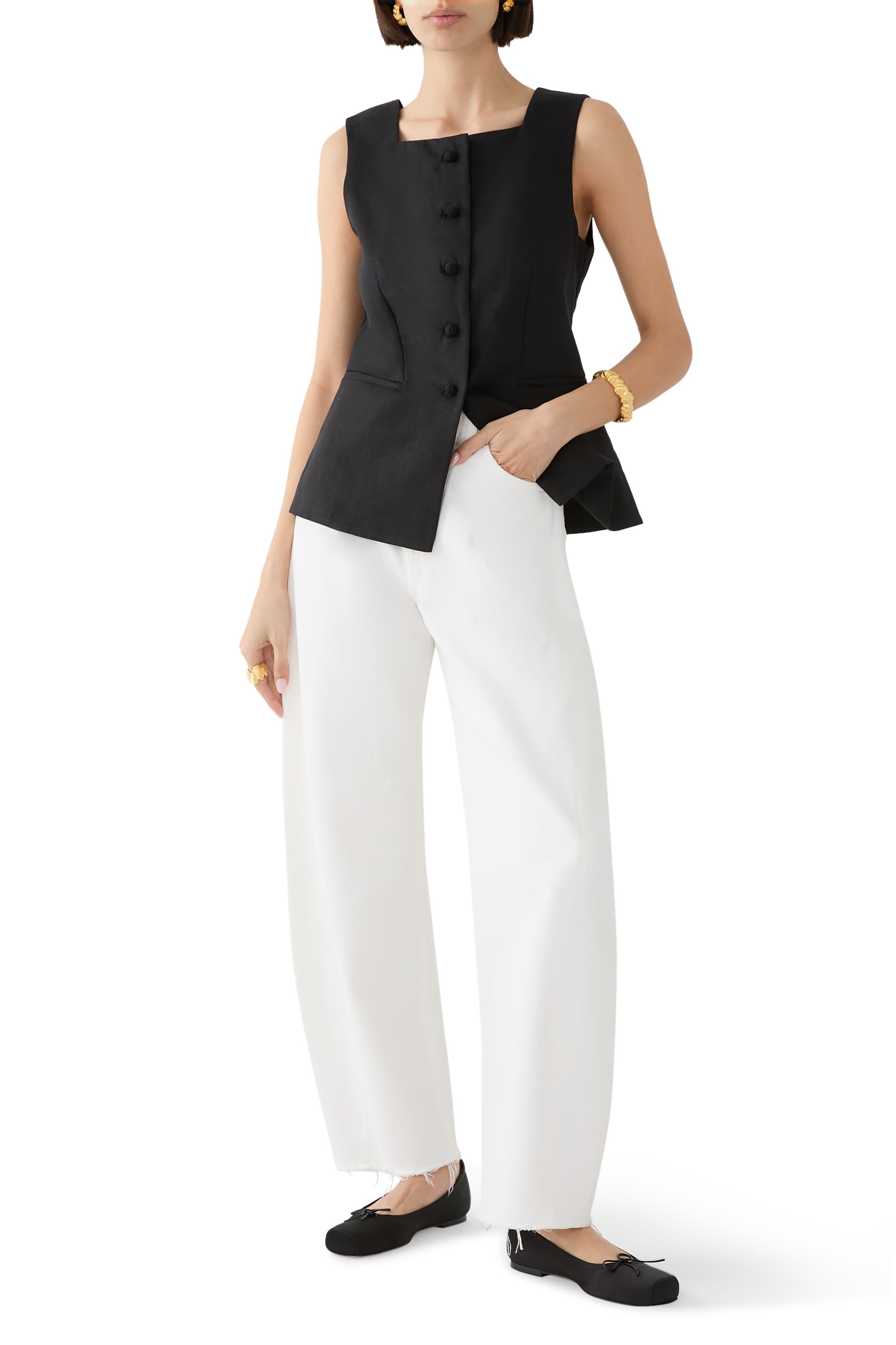 حذاء بالرينا غابرييلا بنعل مسطح