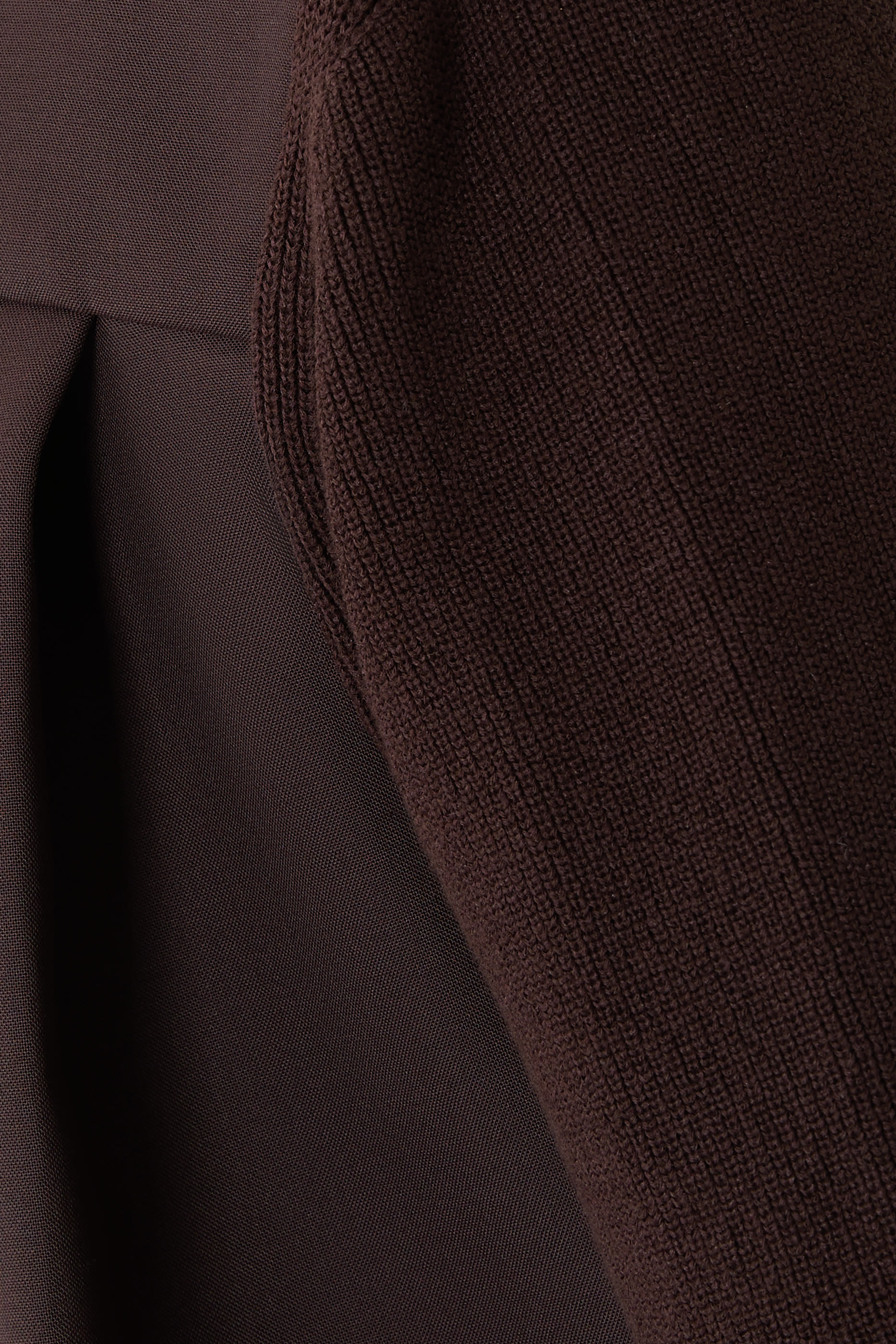 Suiting Mix Knit Dress